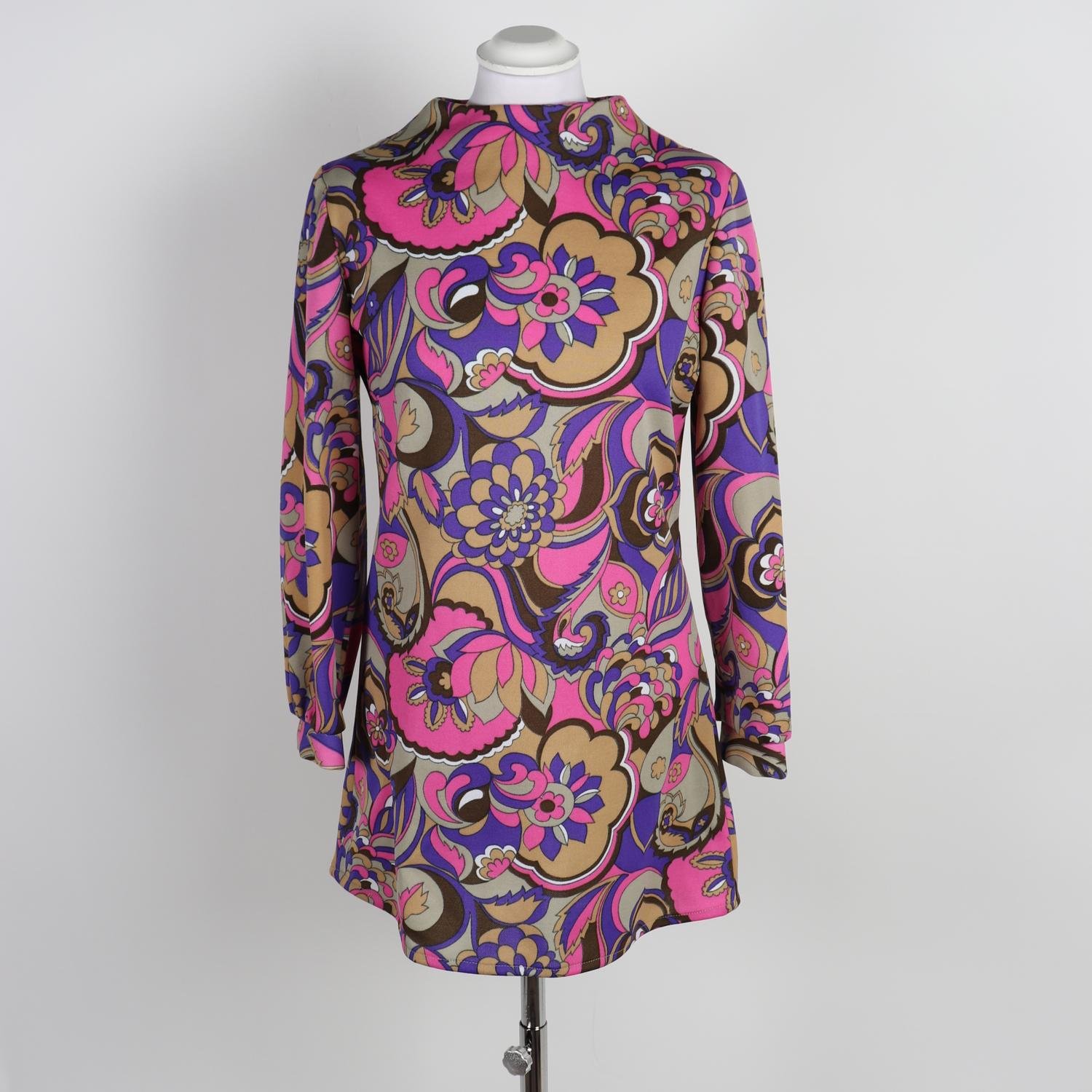 Klänning, retro, 70-tal, stl. S/M