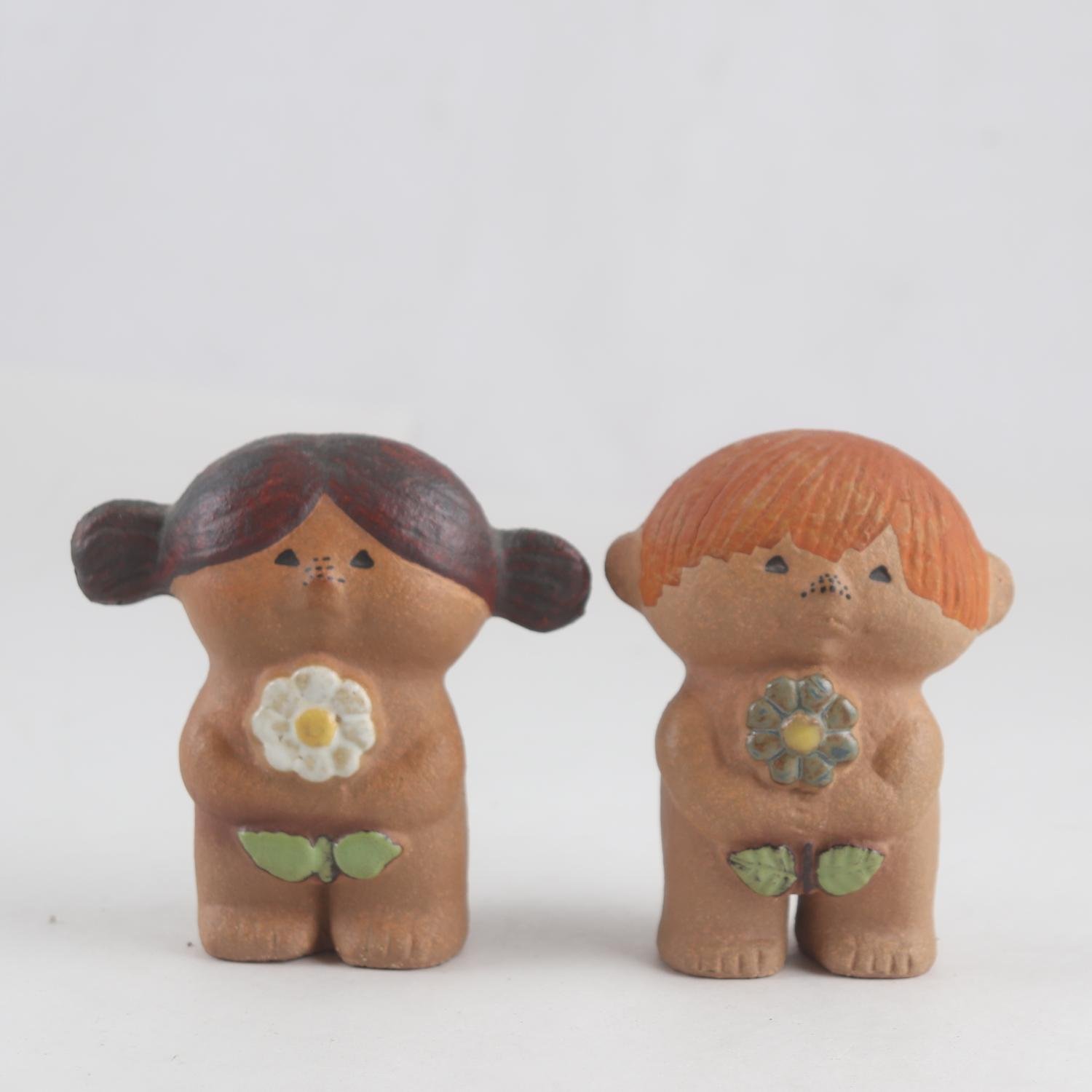 Figuriner, Adam 1 och Eva 1, Lisa Larson, Gustavsberg