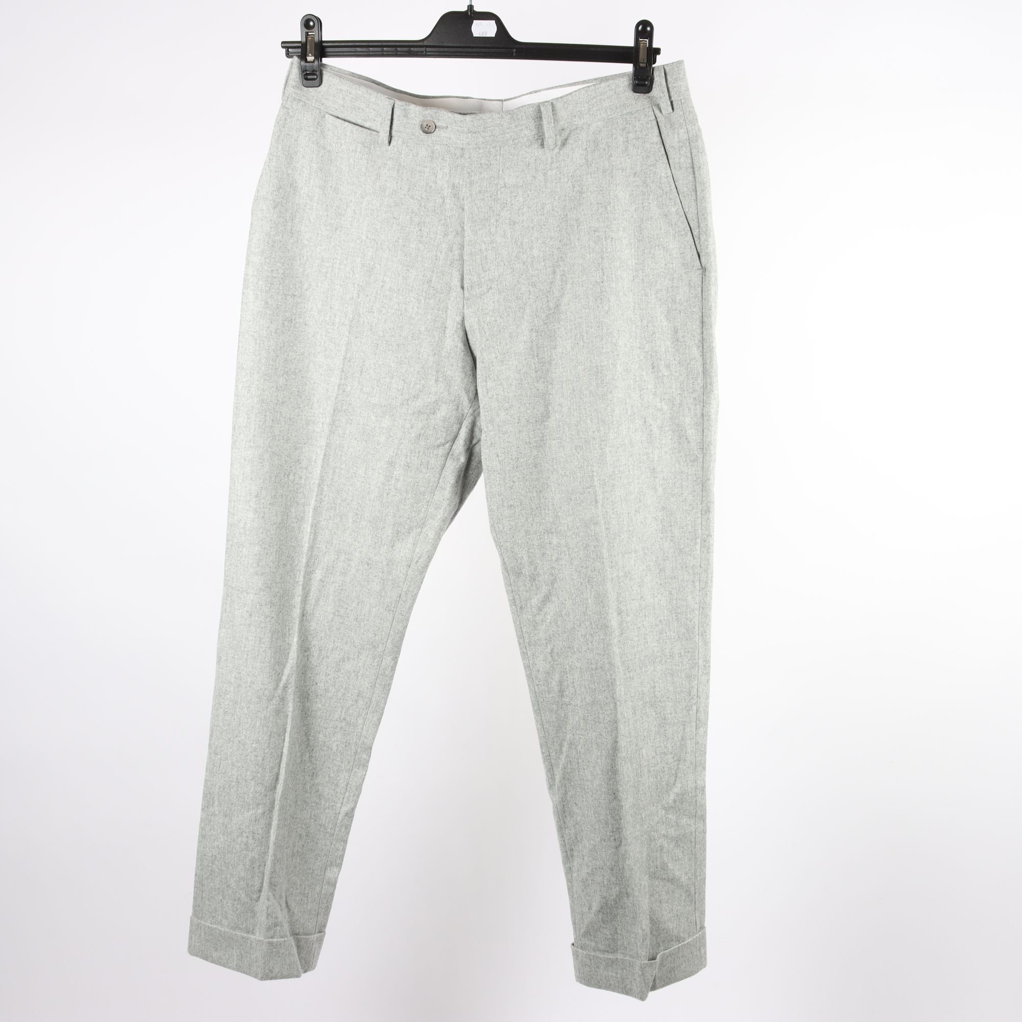 Byxor, Suitsupply, grå, ull, stl. 50.