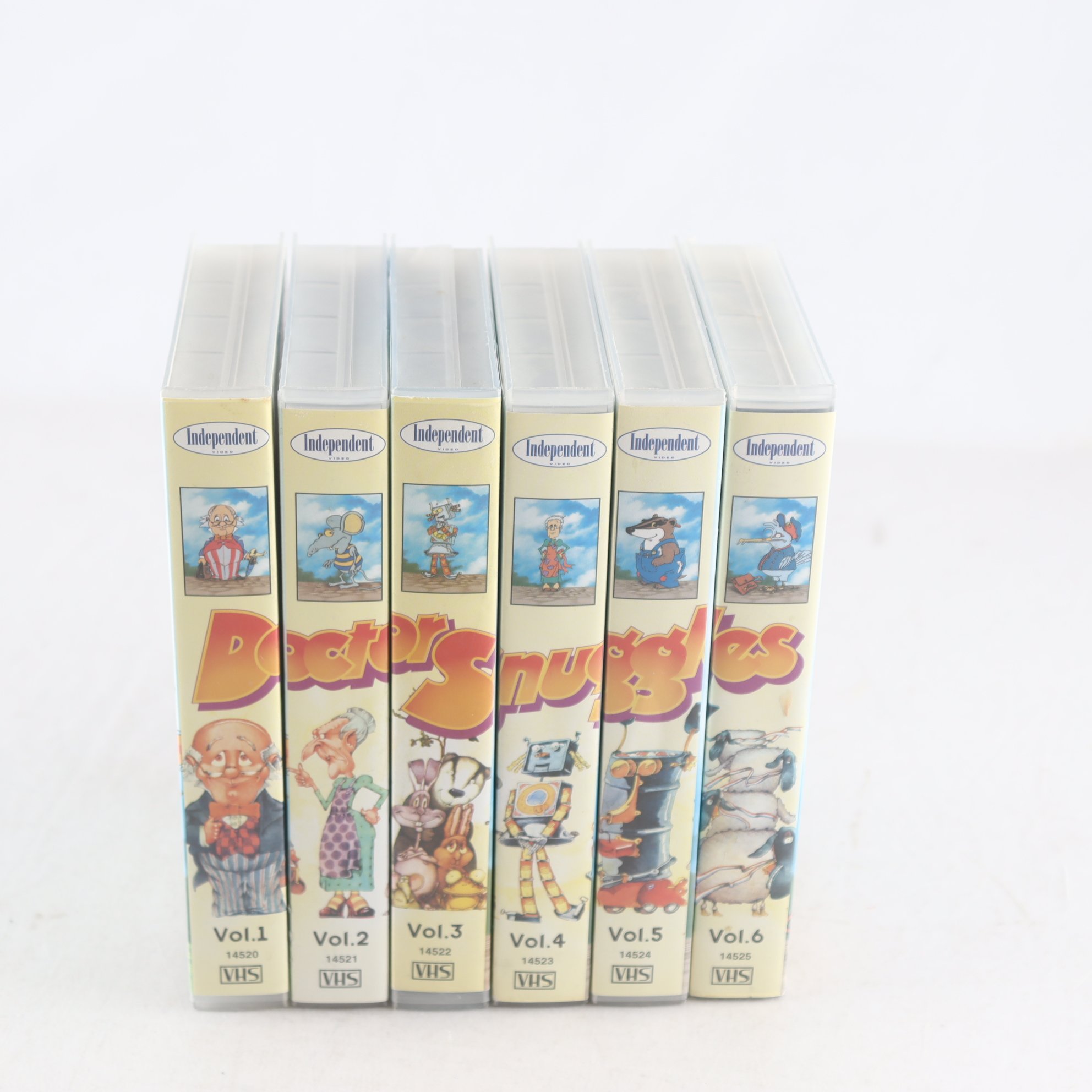 VHS Doctor Snuggles, Vol. 1-6