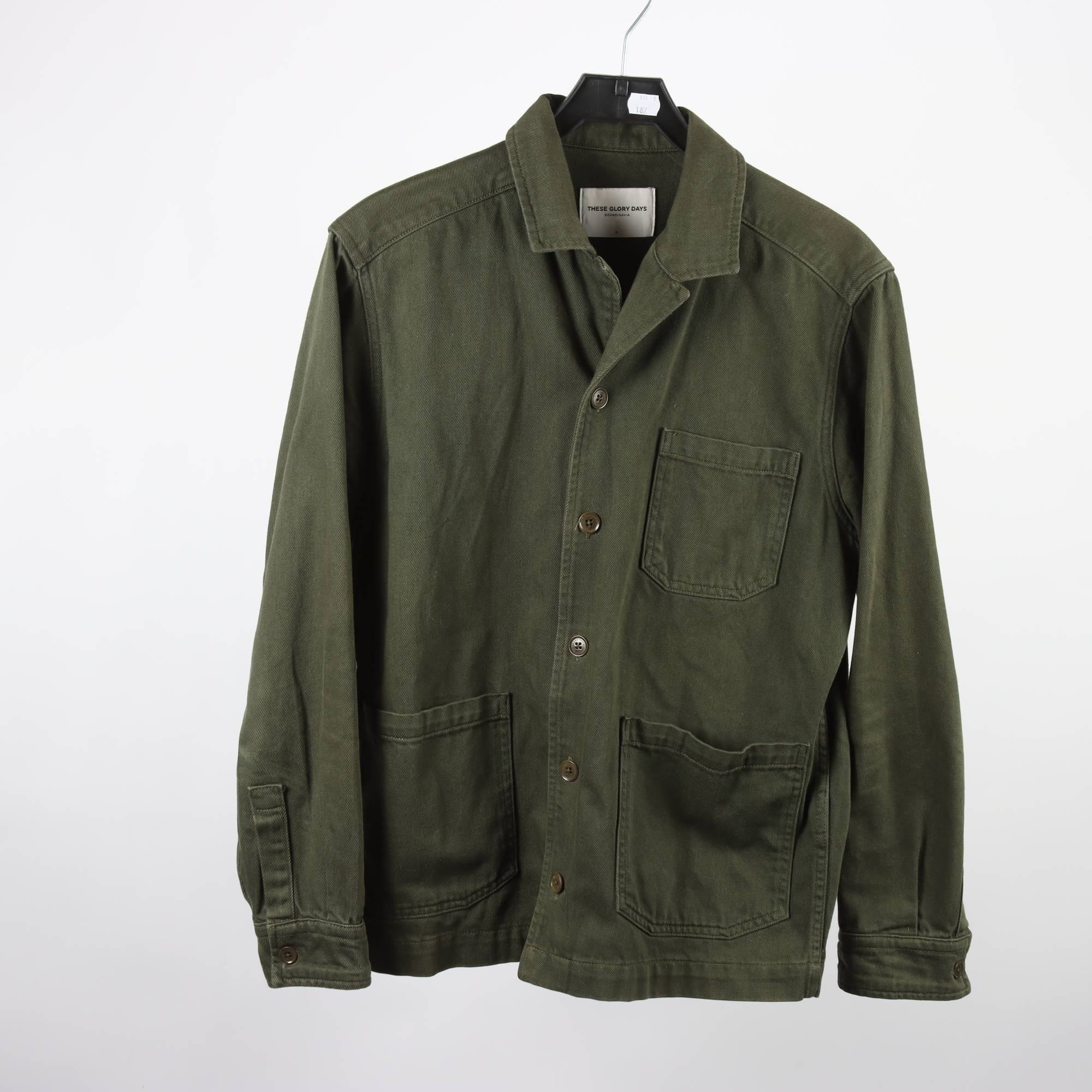 Overshirt/jacka, These Glory Days, grön, stl. M