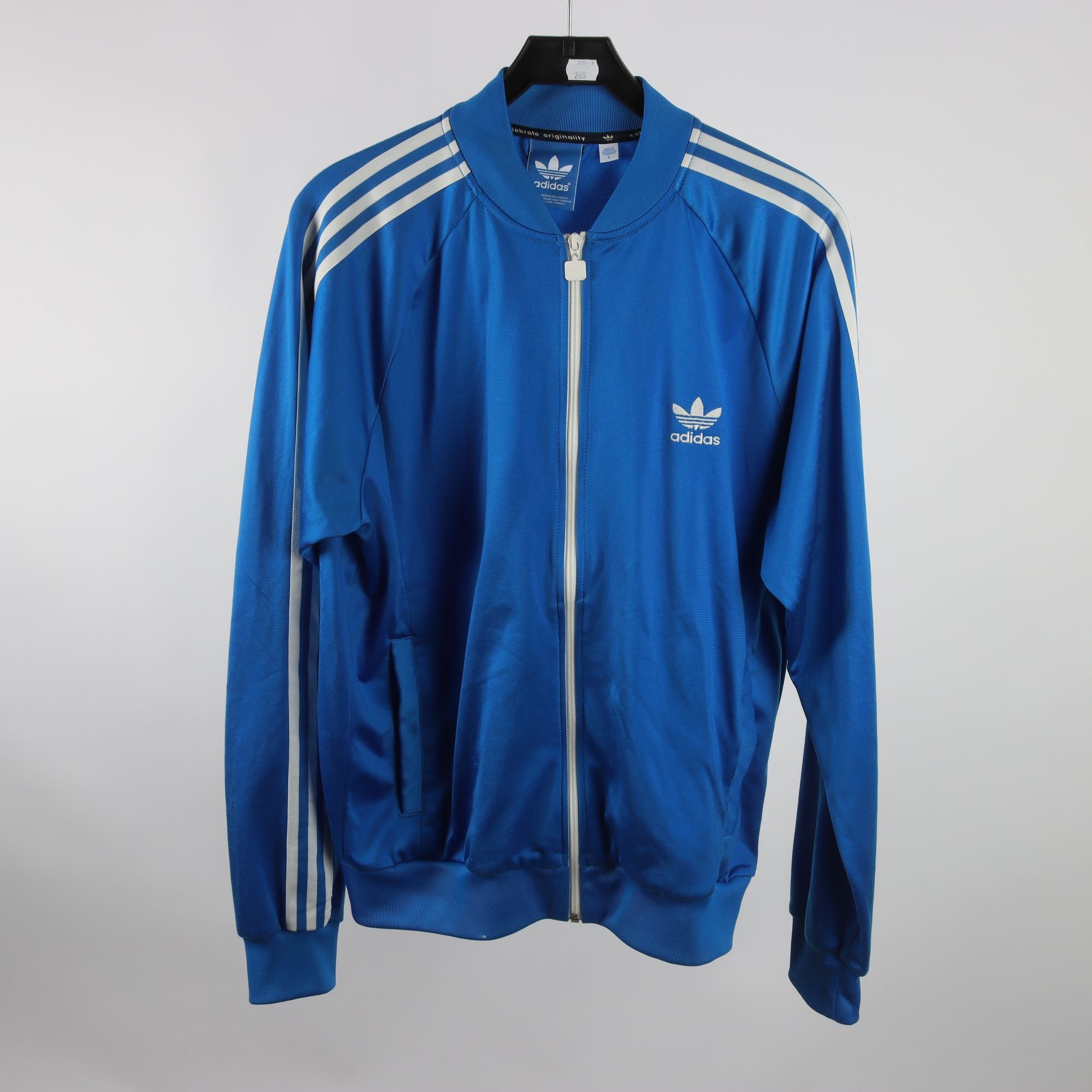 Träningsjacka, Adidas, blå, stl. L.