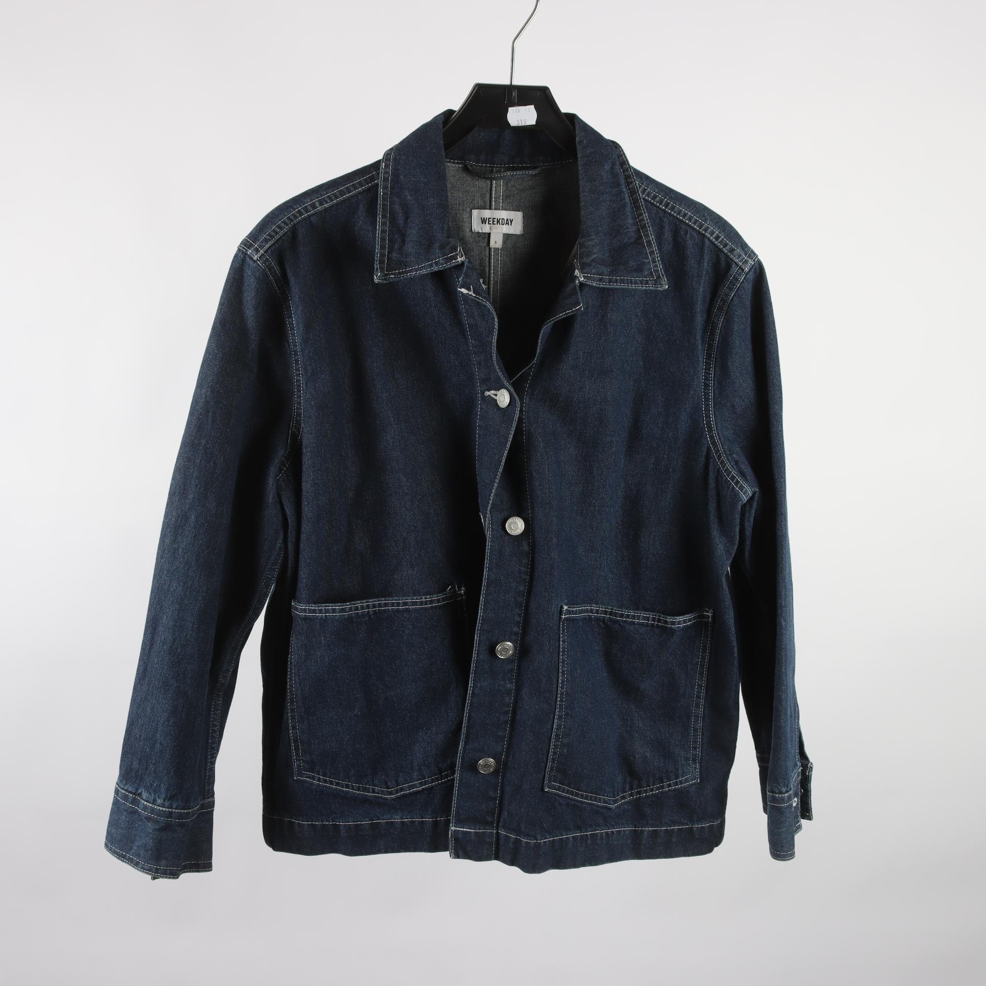 Jeansjacka, Weekday, blå, stl. S.