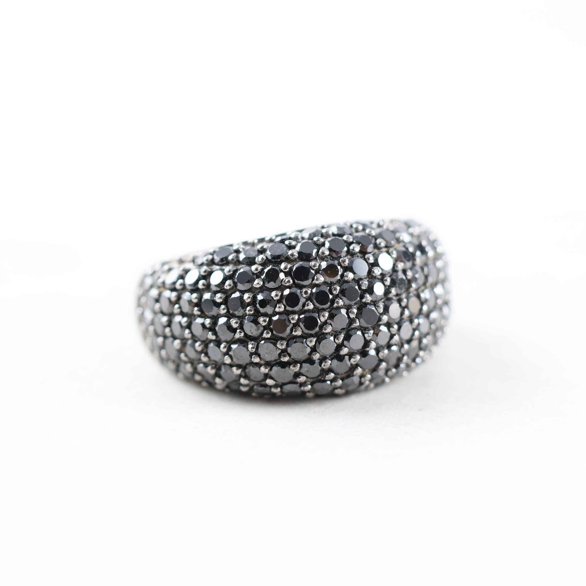 Ring, silver, stenar, brv: 7.2g
