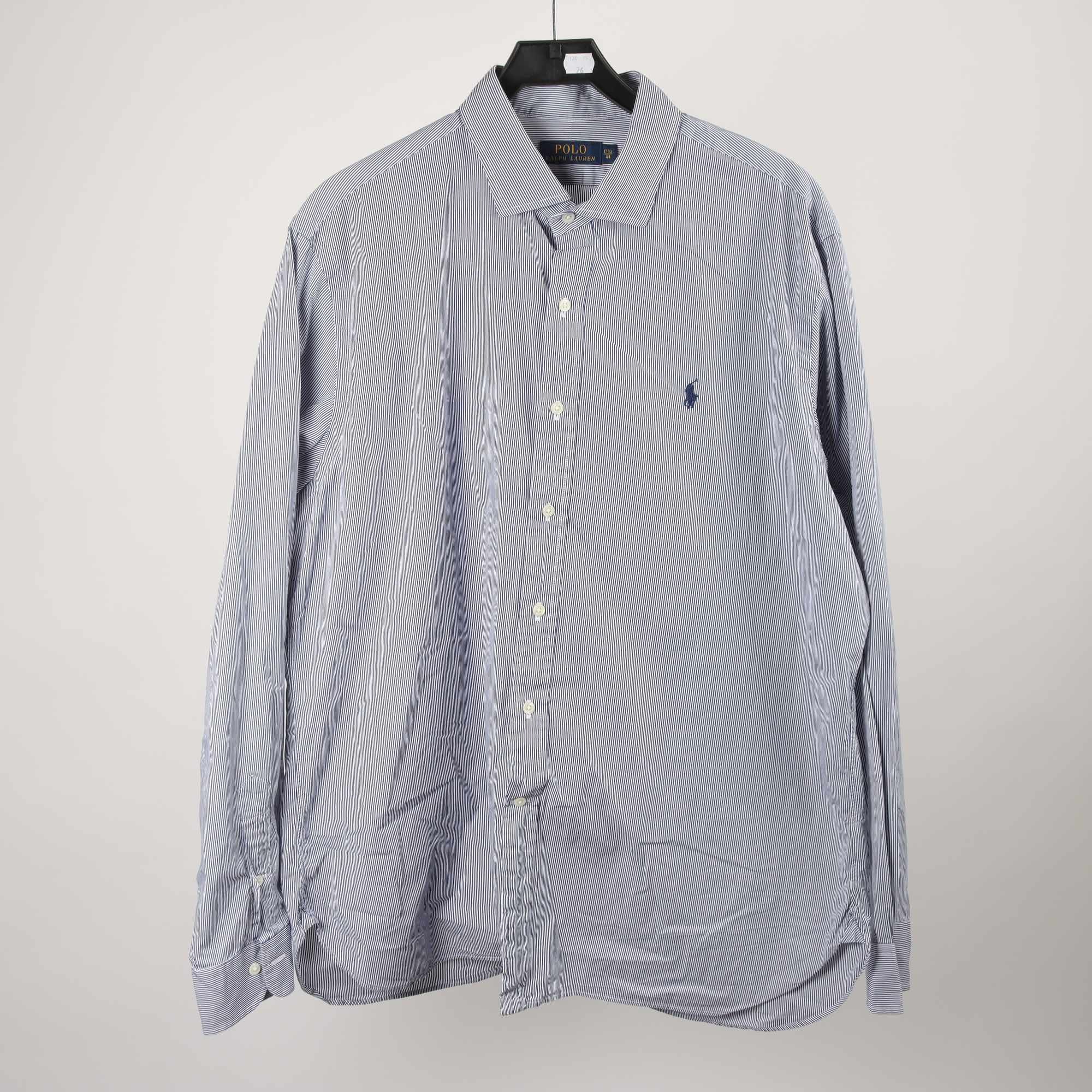 Skjorta, Polo Ralph Lauren, blå, vit, randig, stl. XL