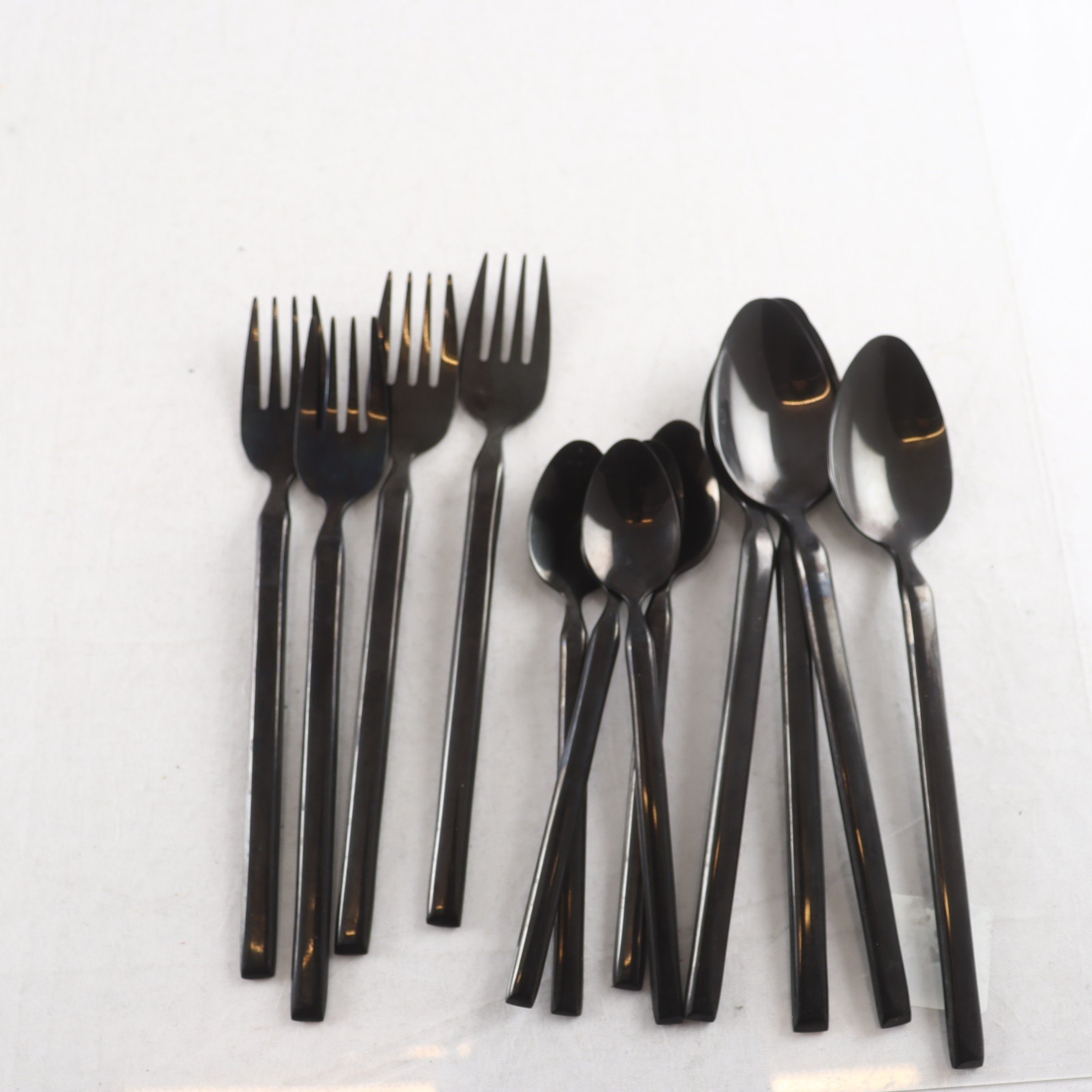 Bestick, broste copenhagen, svart. 12 delar