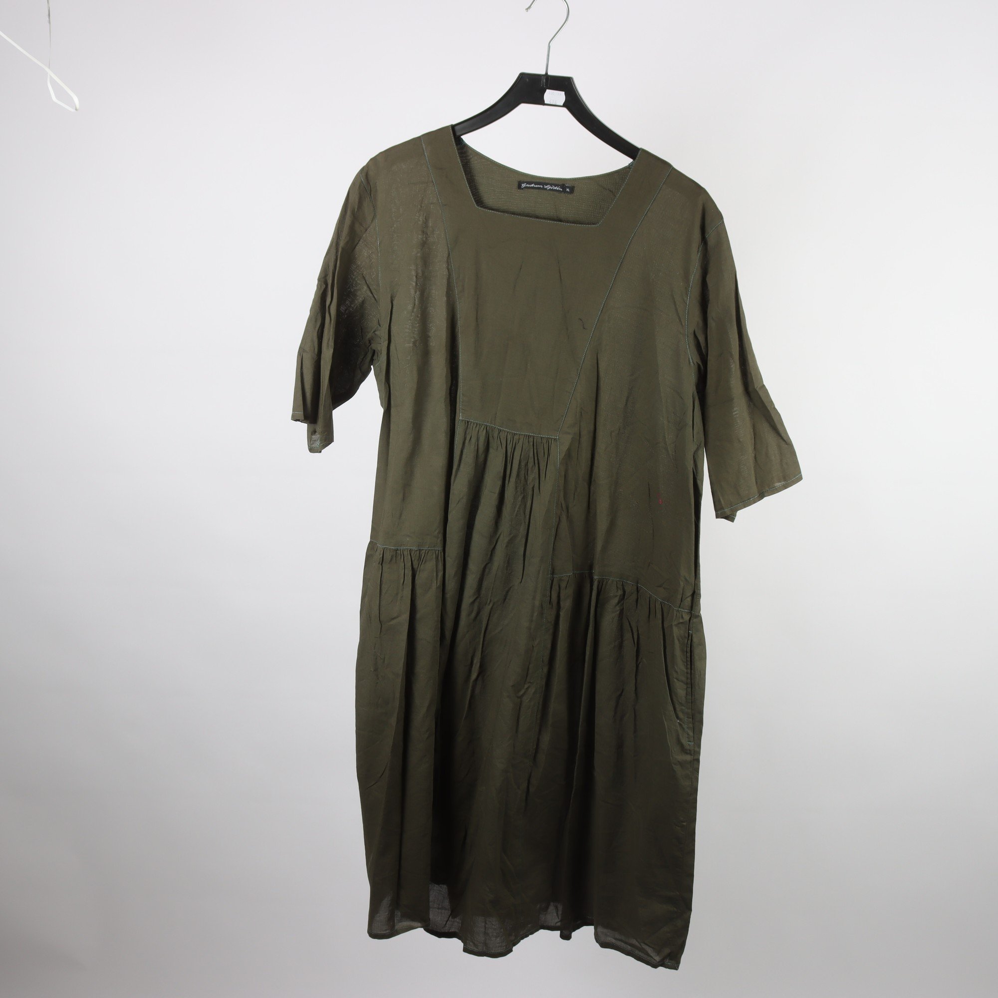 Klänning, Gudrun Sjödén, grön, stl. XL.