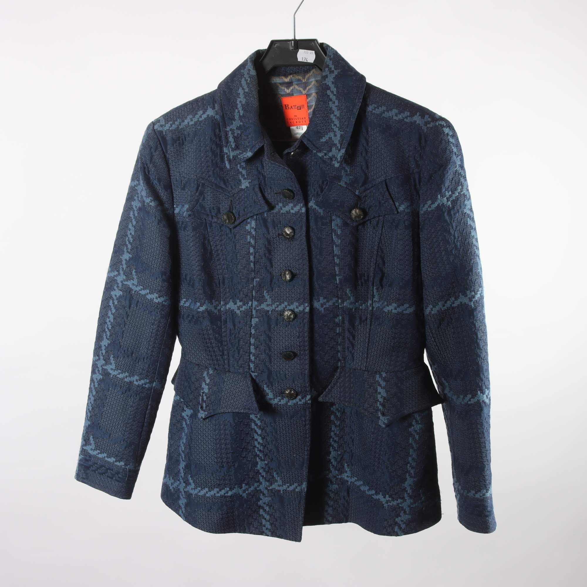 Jacka, Bazar de Christian Lacroix, blå, stl. 42