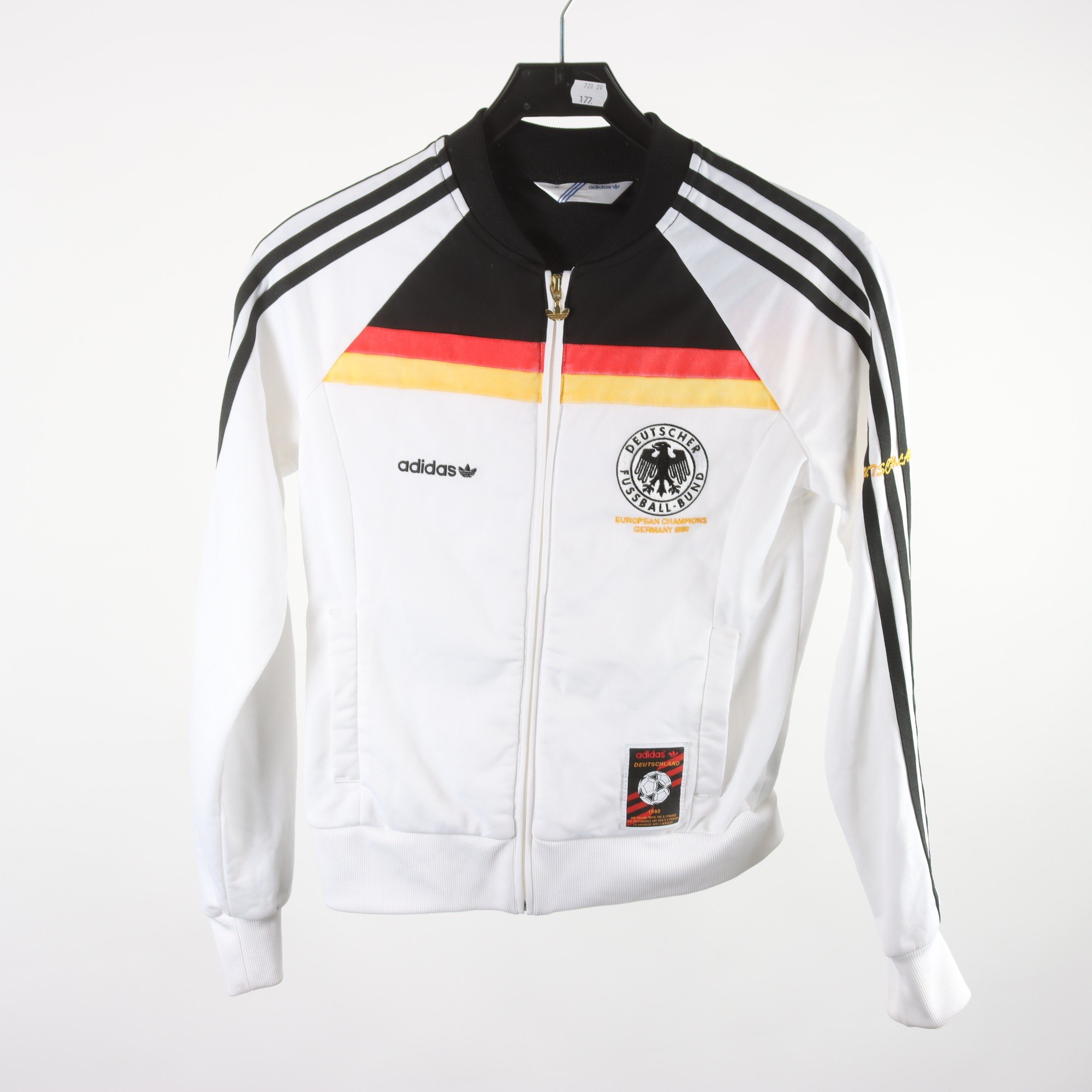 Sportjacka, Adidas, vit, stl. 38