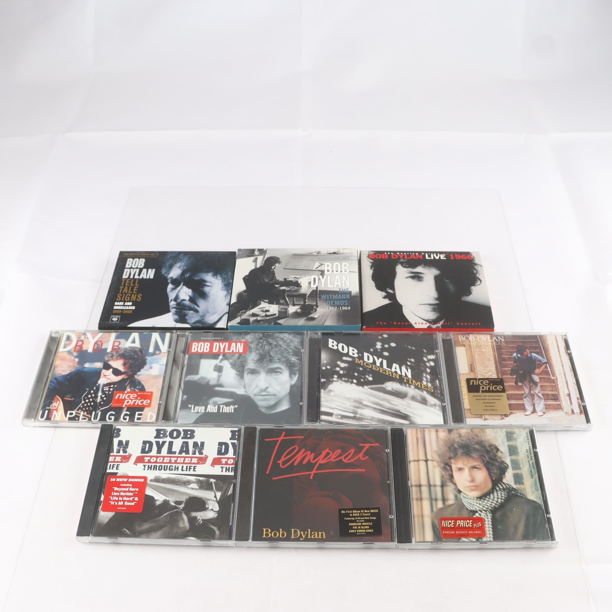 CD Bob Dylan, 10 titlar