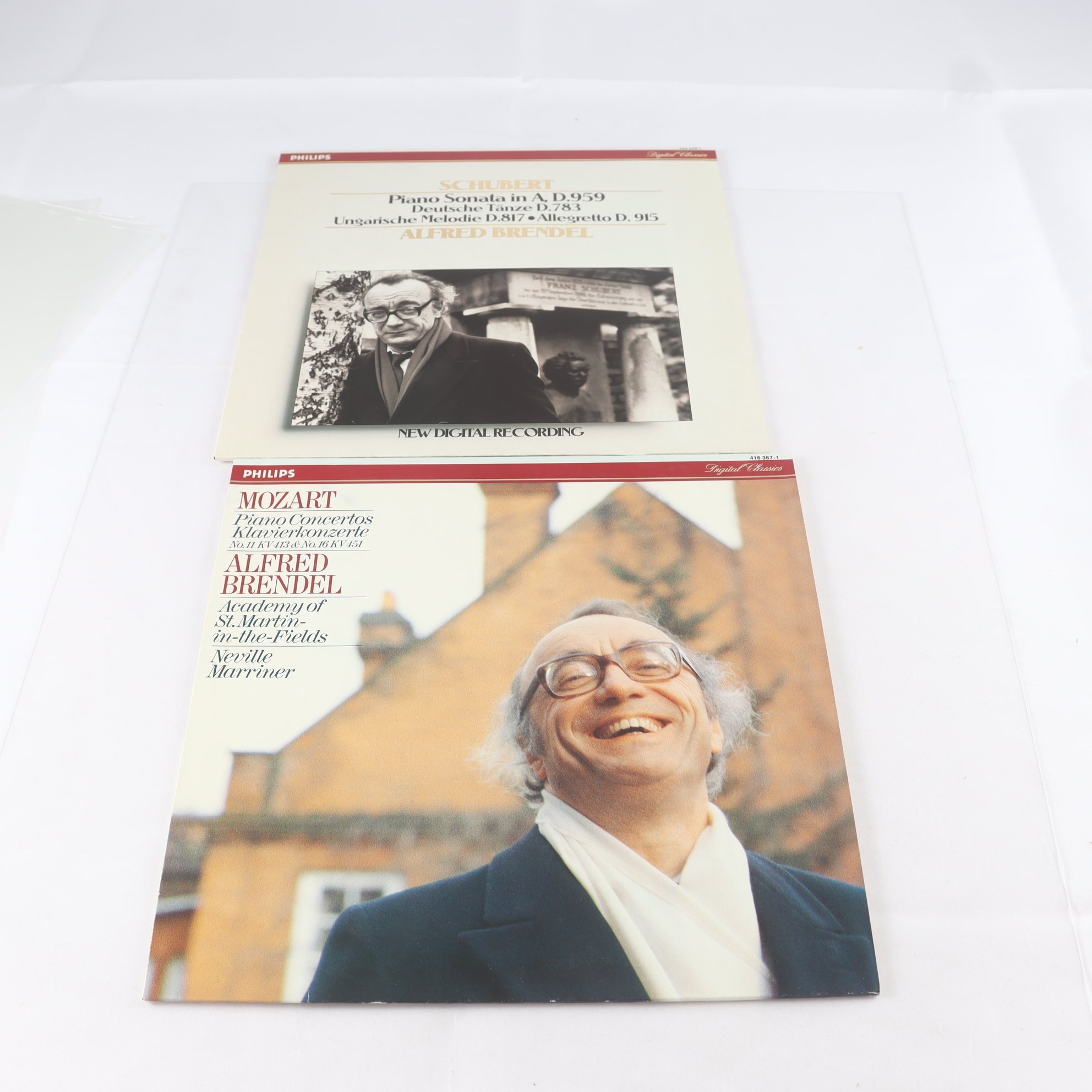 LP Alfred Brendel, Schubert & Mozart, 2 titlar