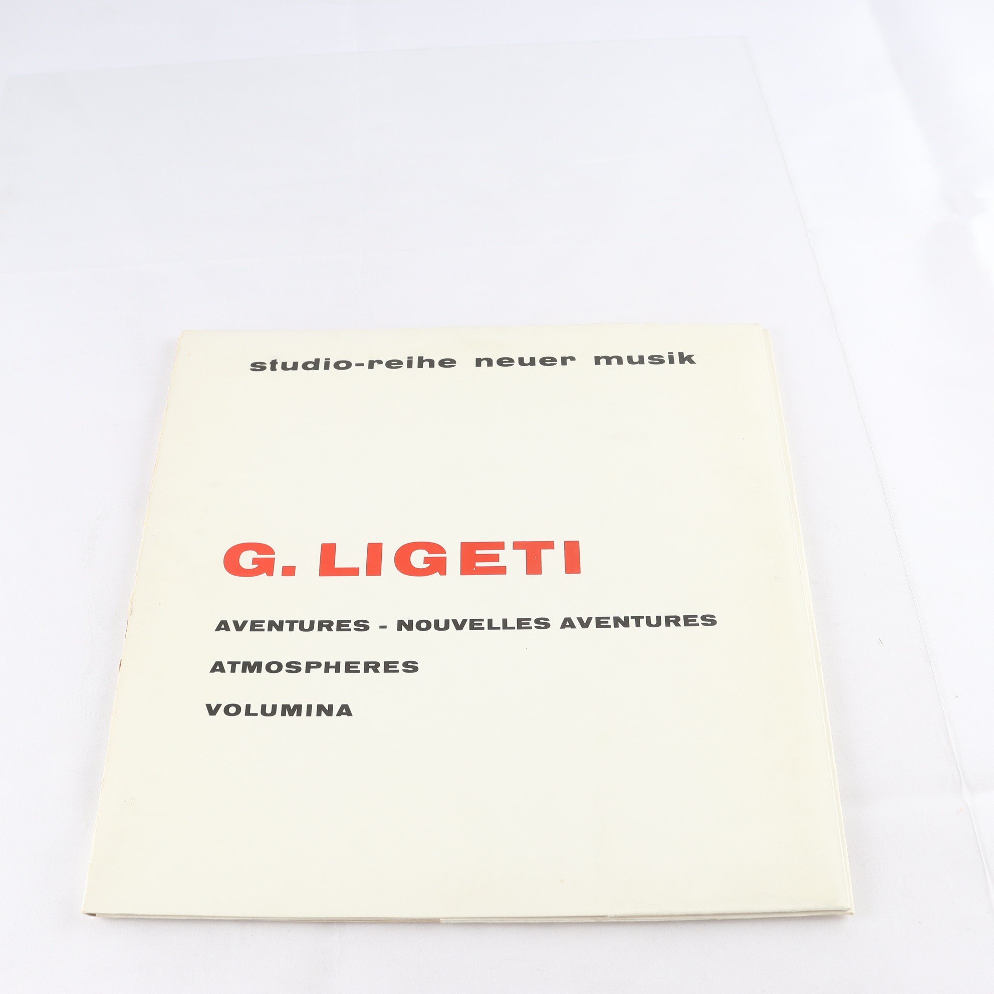 LP G. Ligeti, Aventures – Nouvelles Aventures – Atmospheres – Volumina