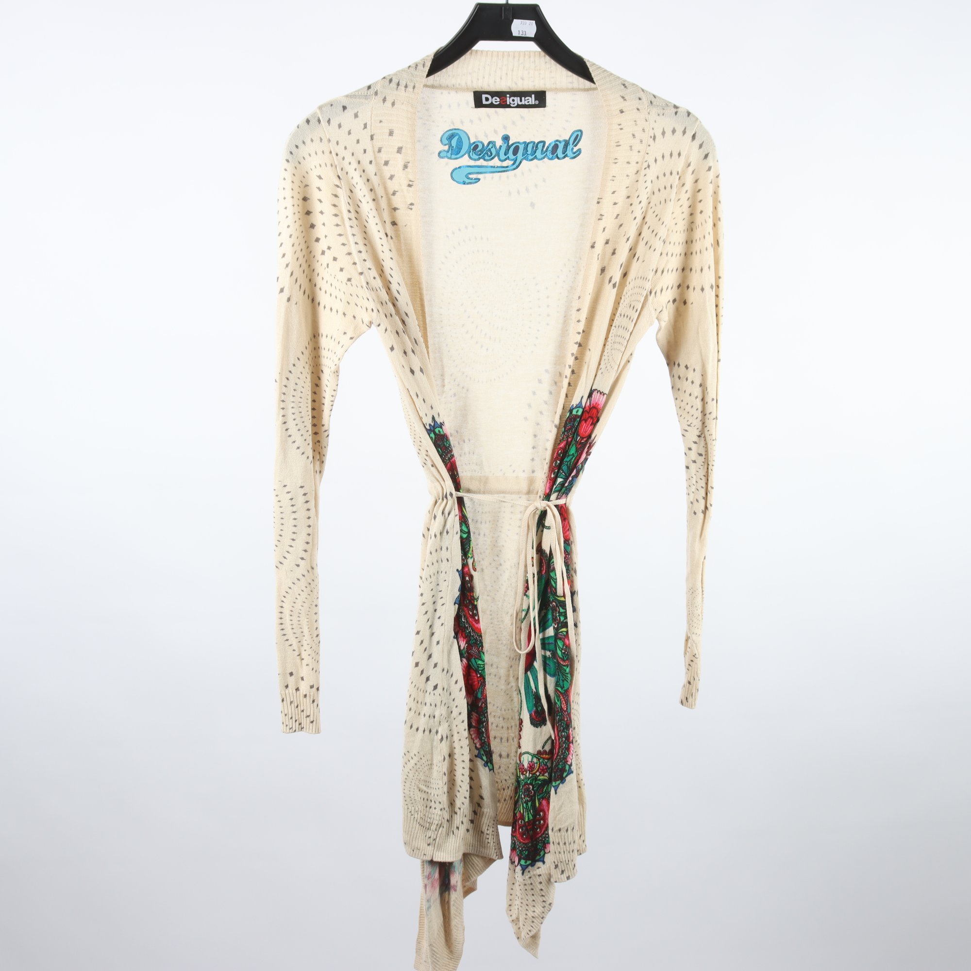 Kofta, Desigual. beige, mönstrad, stl. M