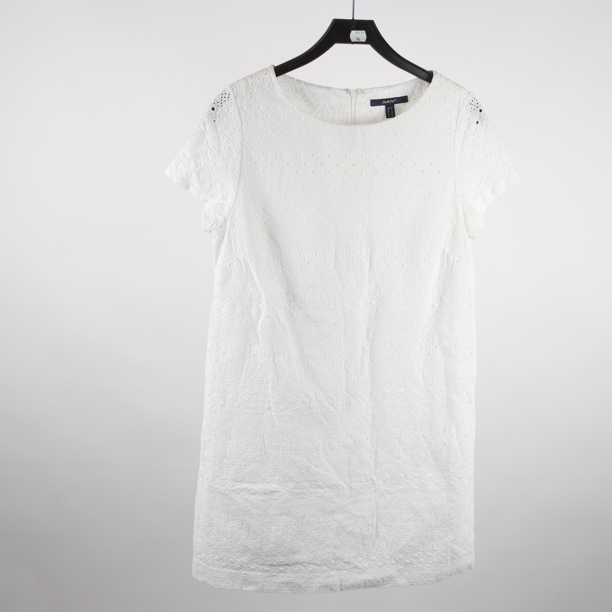 Klänning, Gant, vit, stl. 38