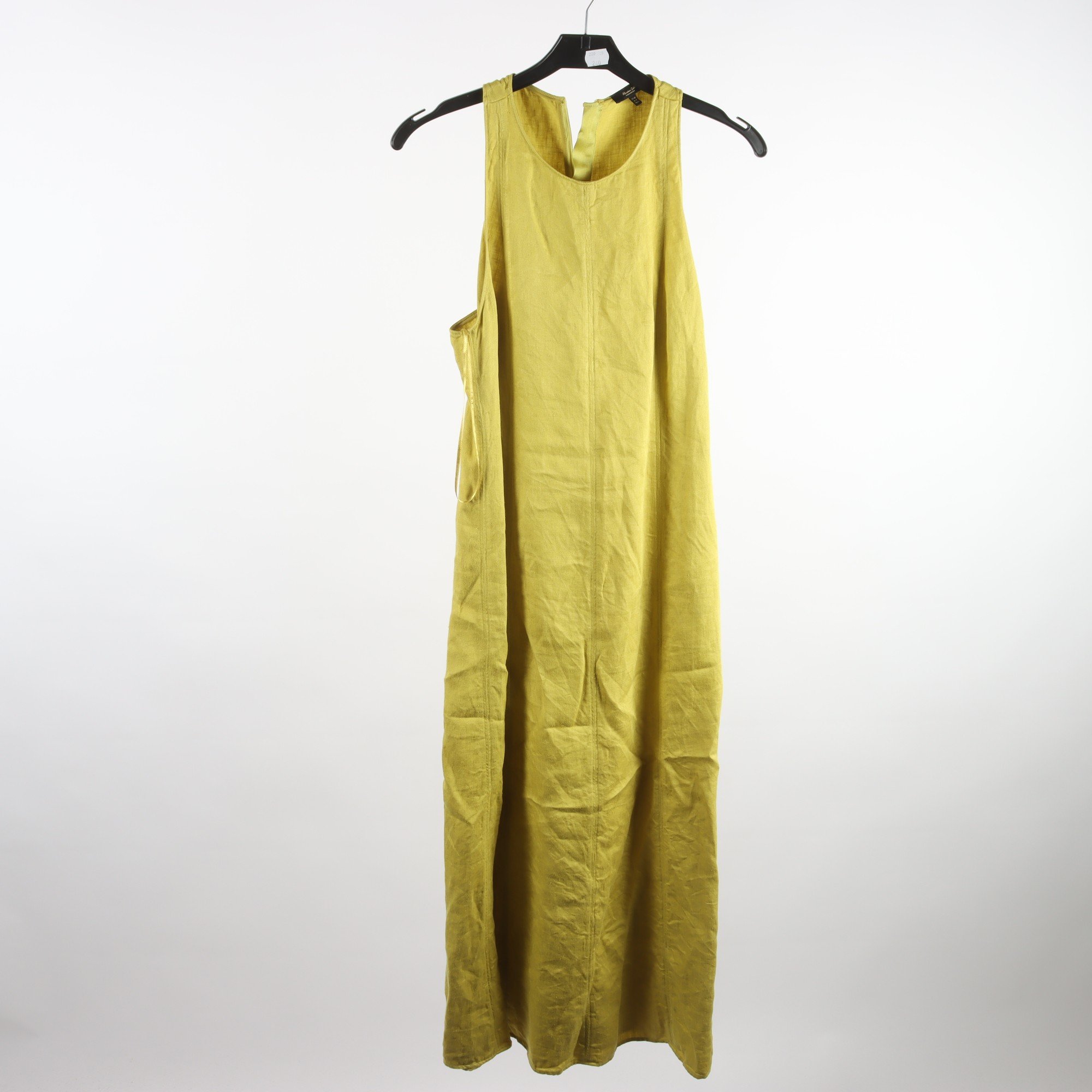 Klänning, Massimo Dutti, limegrön, 100% lin, stl. XS.