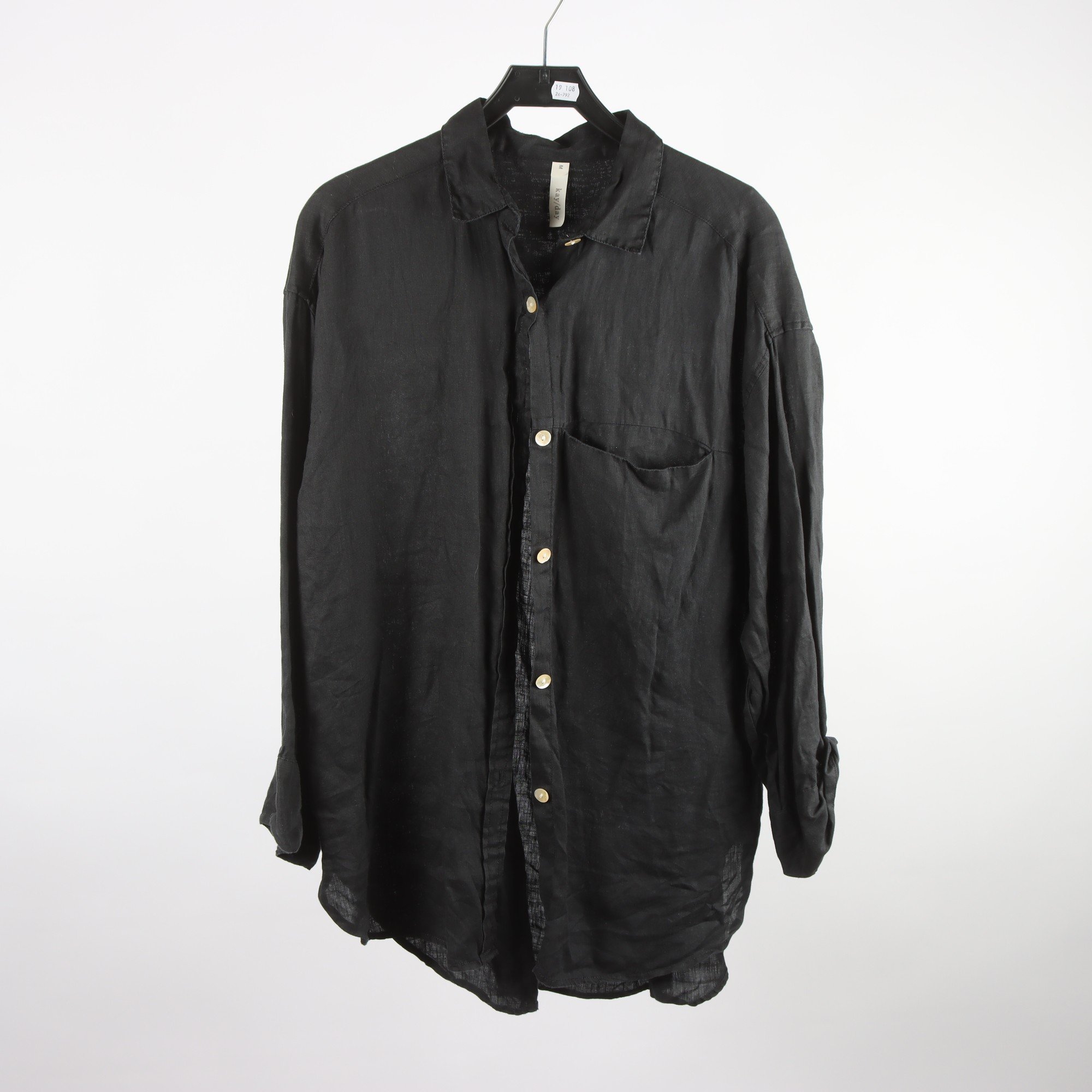 Skjorta, kay/day, 100% lin, stl. M