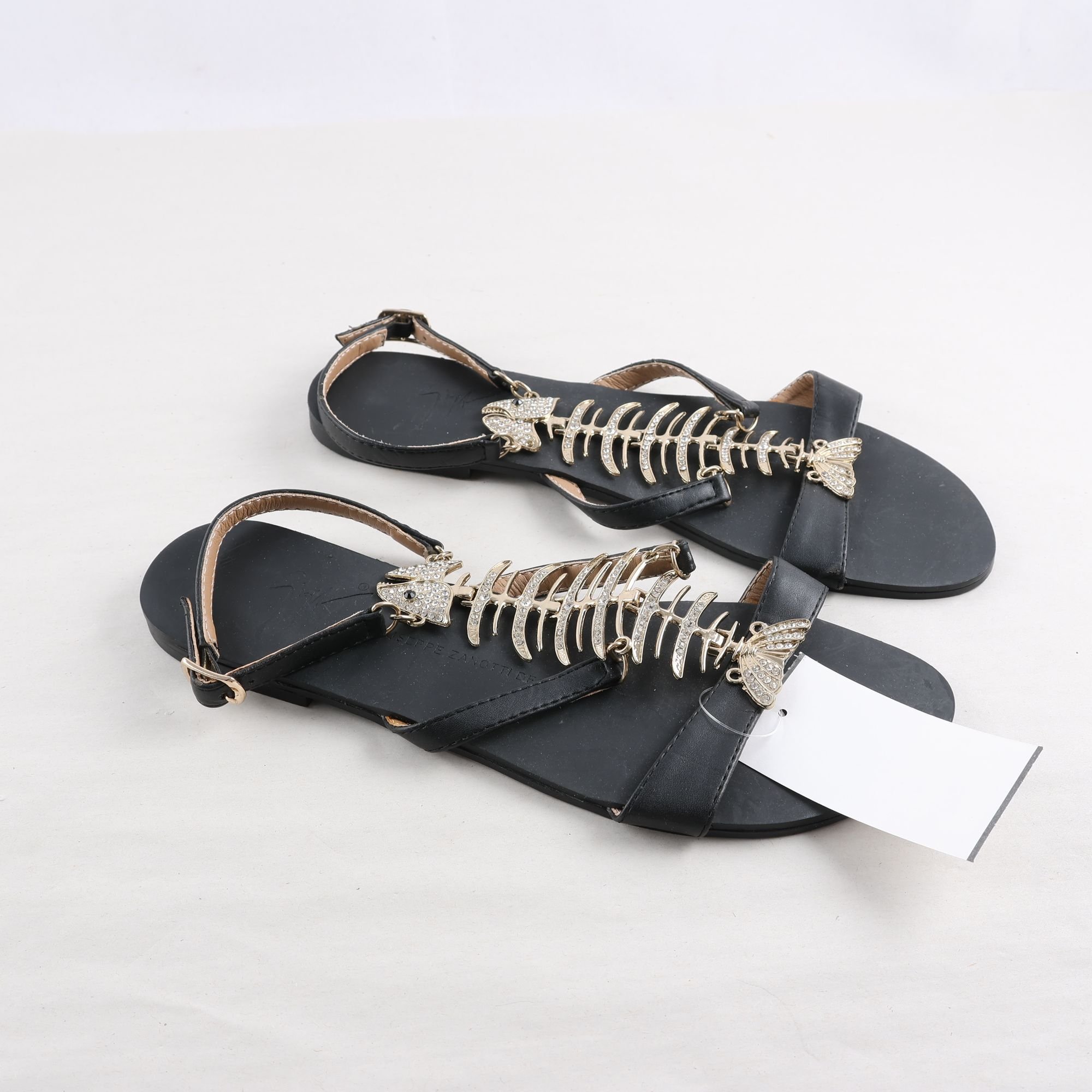 Sandaler, Giuseppe Zanotti Design, svart, stl. 37