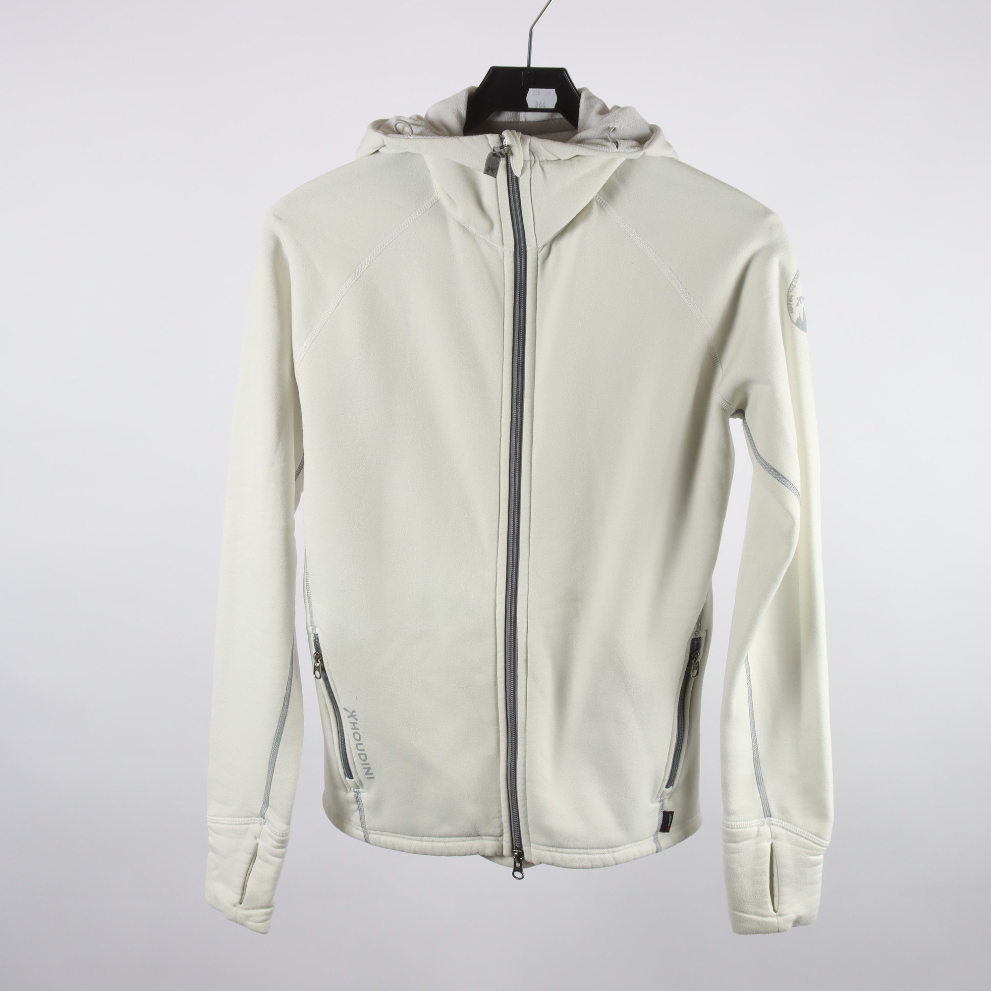 Hoodie, Houdini, vit, stl. XS.