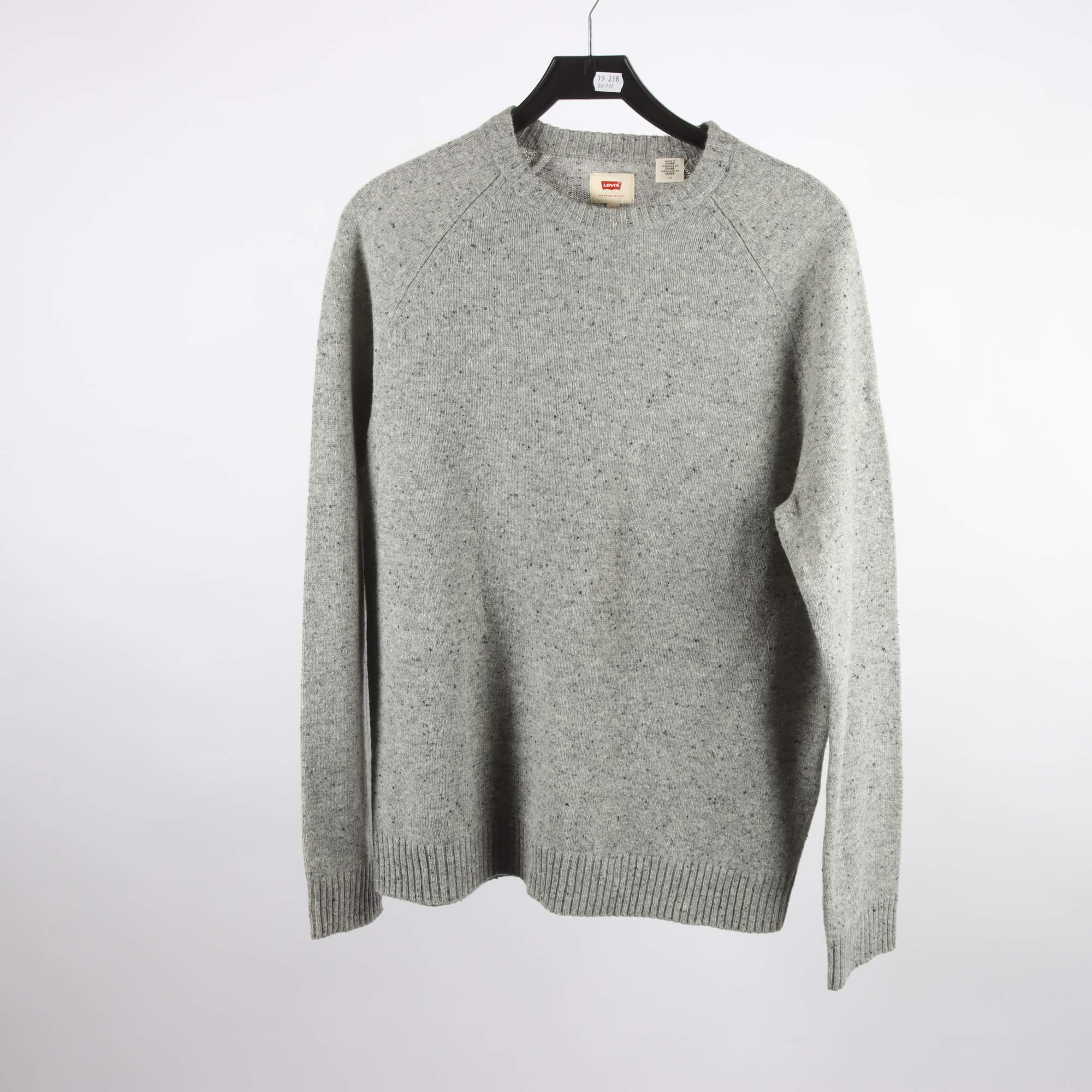 Stickad tröja, Levi’s, 100% ull, stl. L