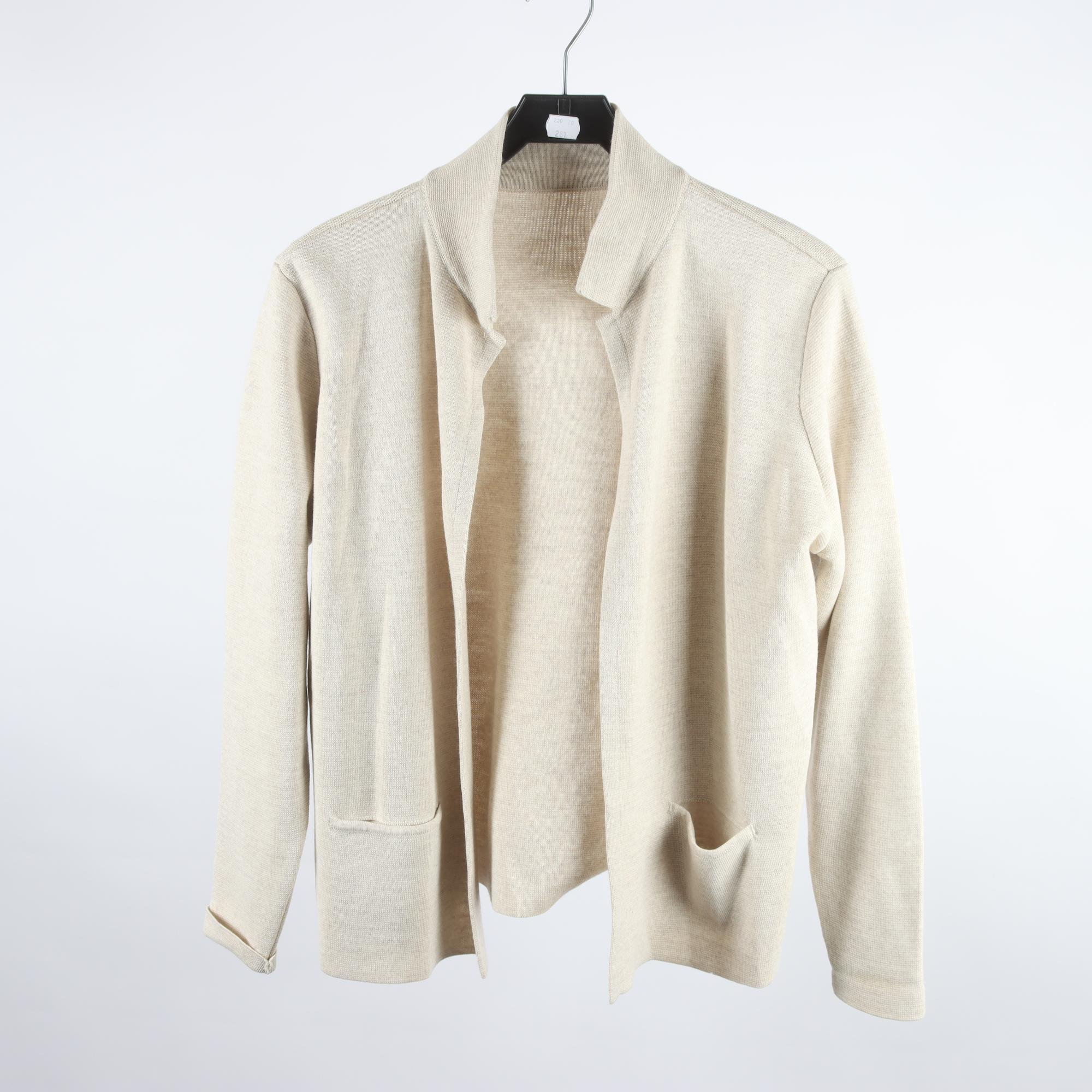 Kofta, Sibin Linnebjerg, beige, ullmix, stl. L.
