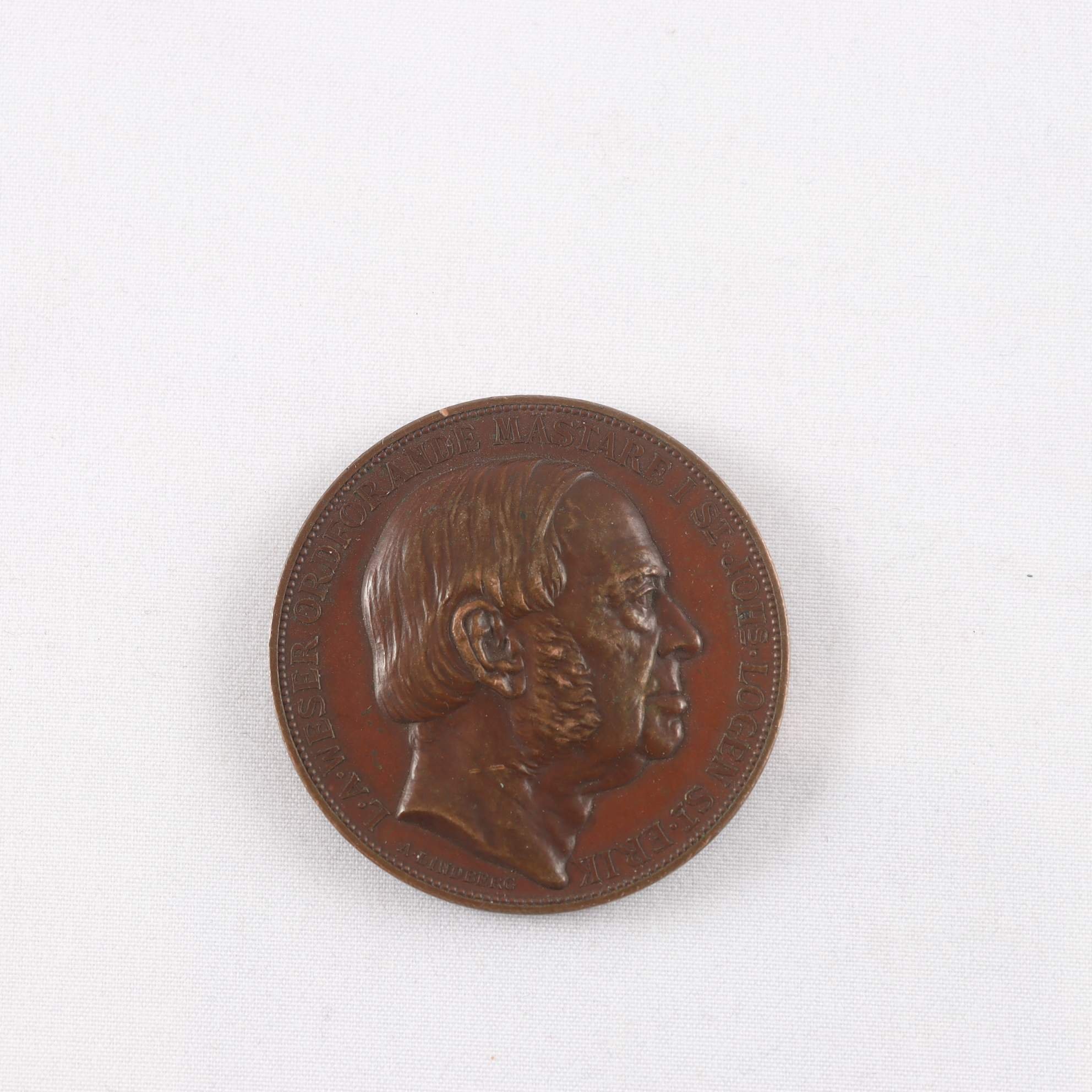 Minnesmedalj, Lars August Weser (1809-86)