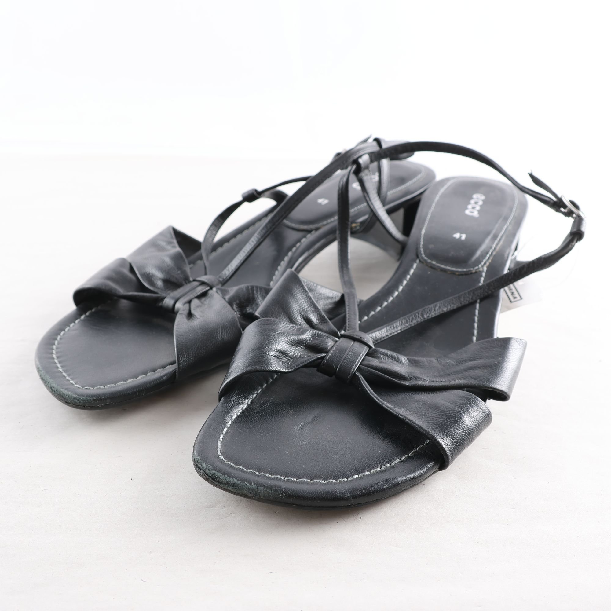 Sandaletter, Ecco, läder, stl. 41