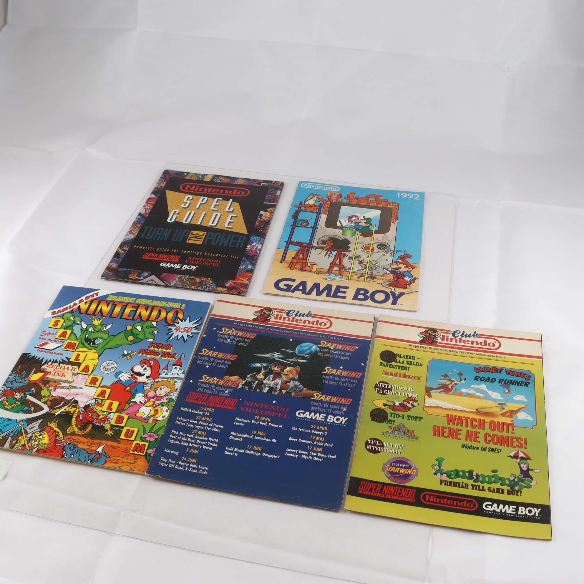 Nintendo album/magasin, 5 st