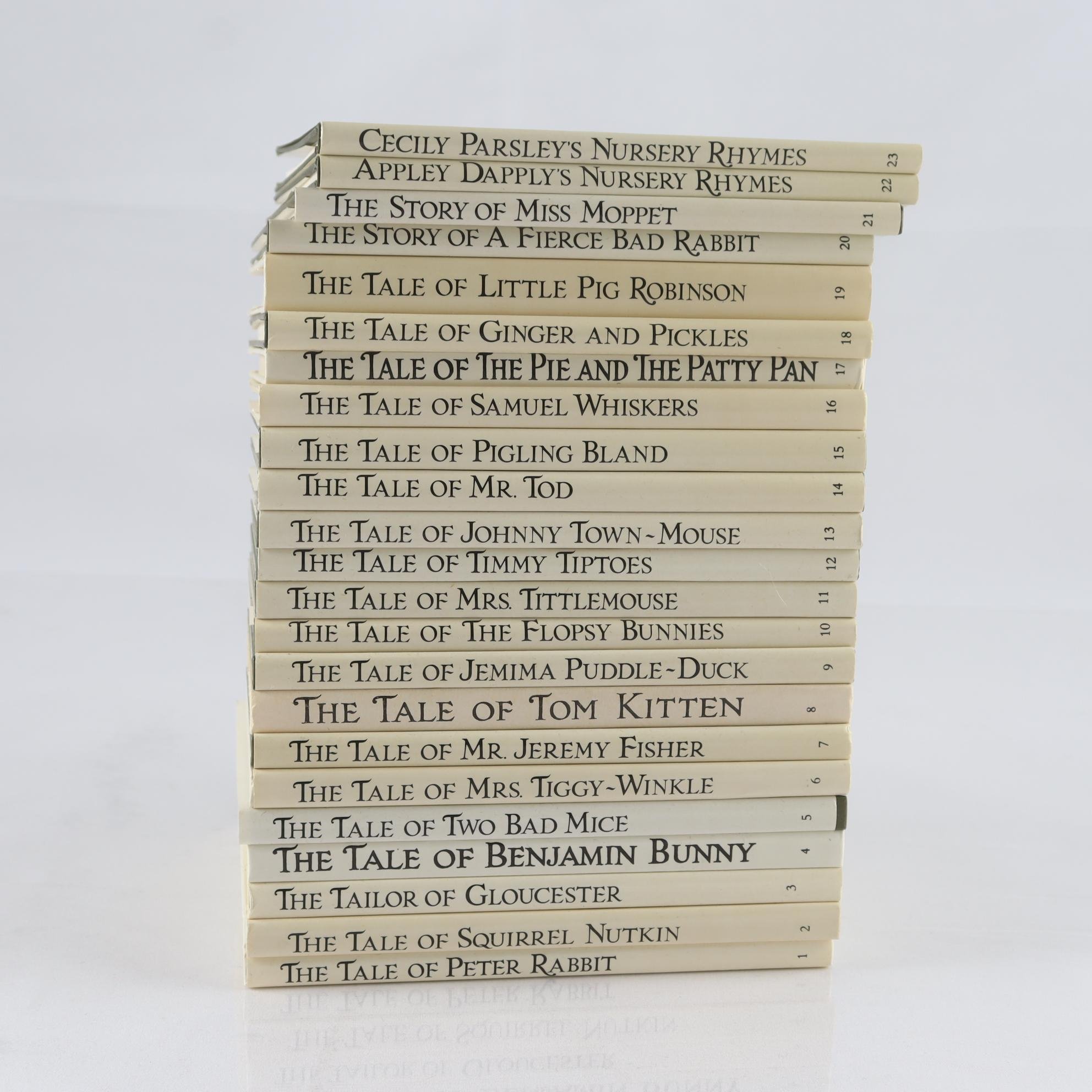 Beatrix Potter, The Complete Tales Vol. 1-21