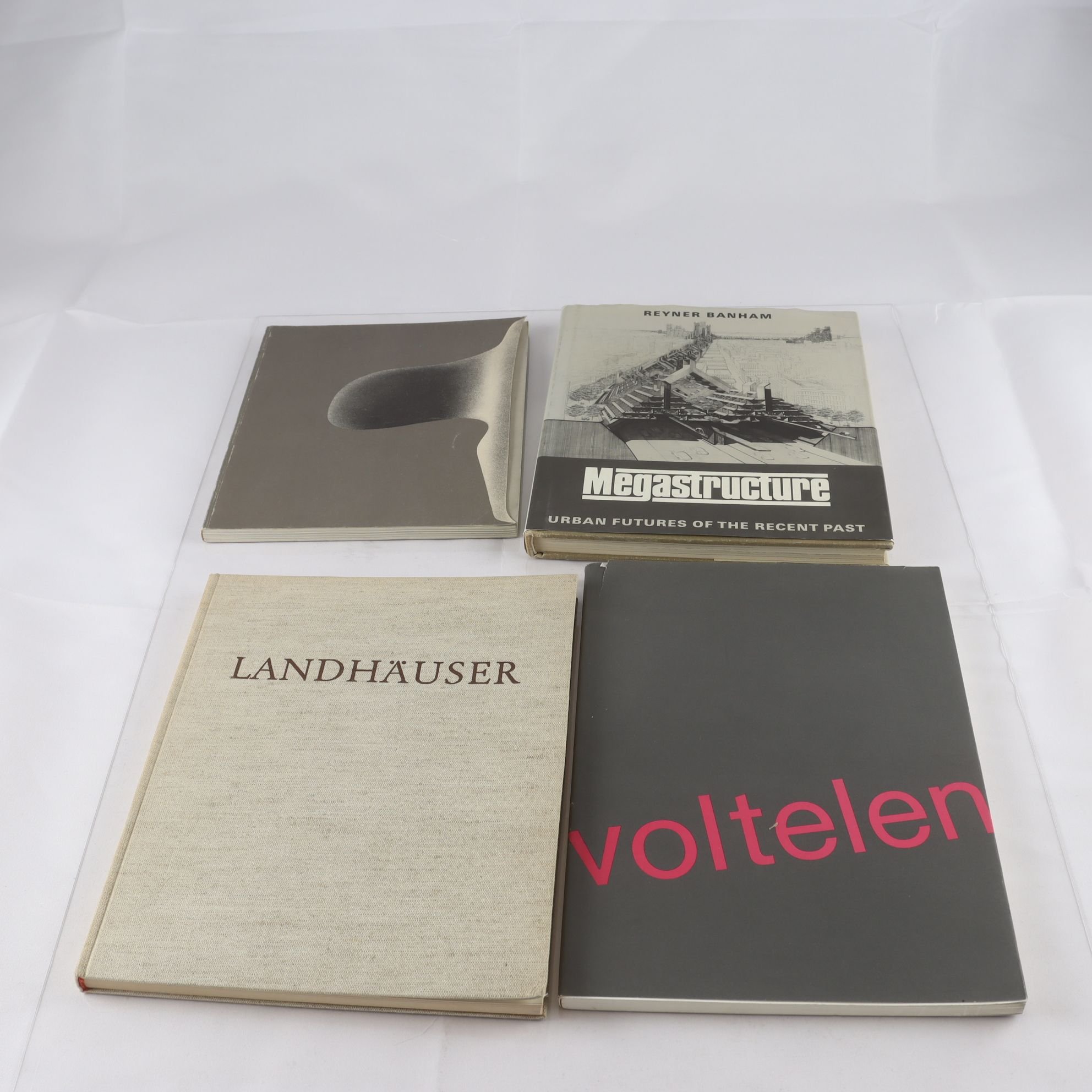 1900-talsarkitektur, bokpaket med 4 volymer