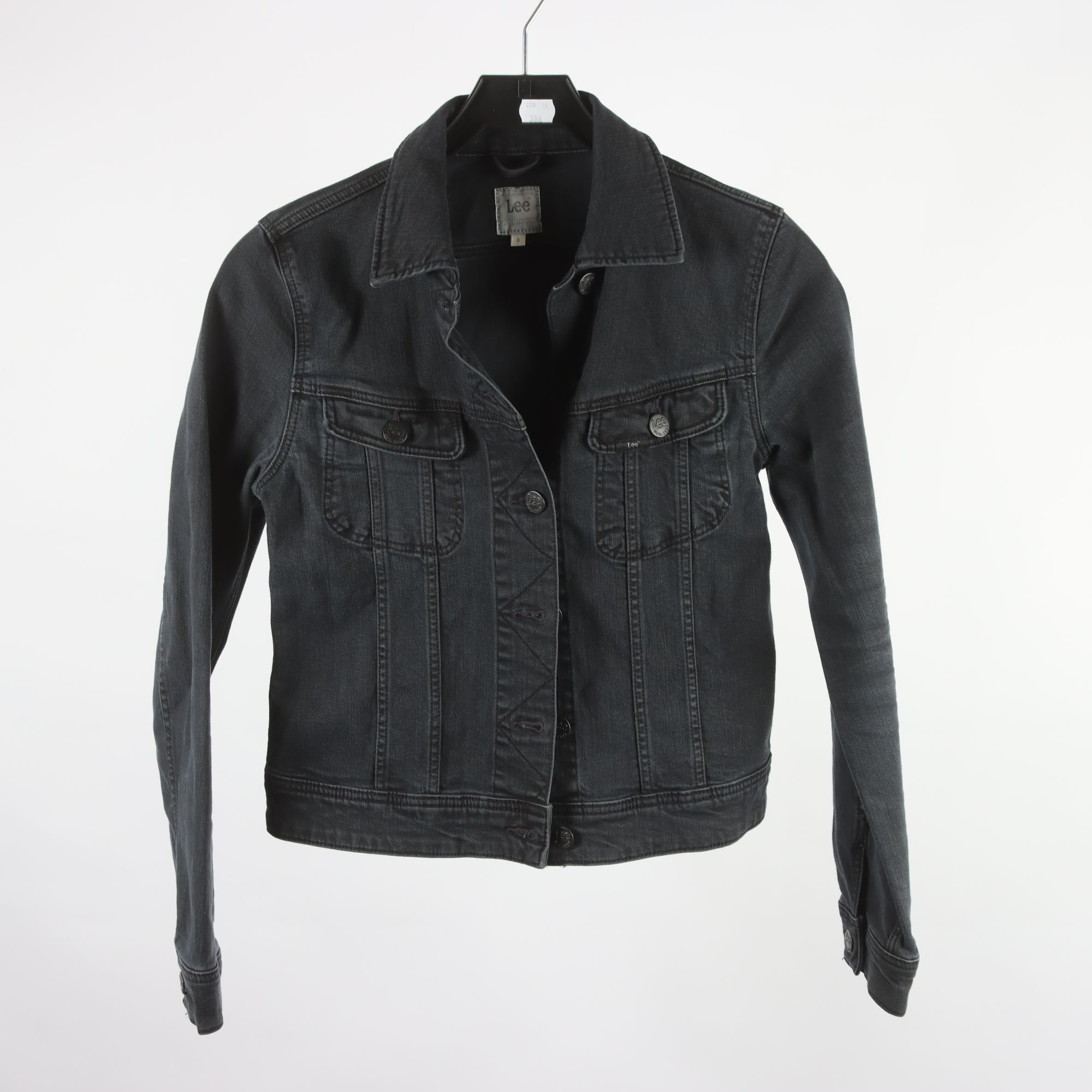 Jeansjacka, Lee, svart, stl. S.