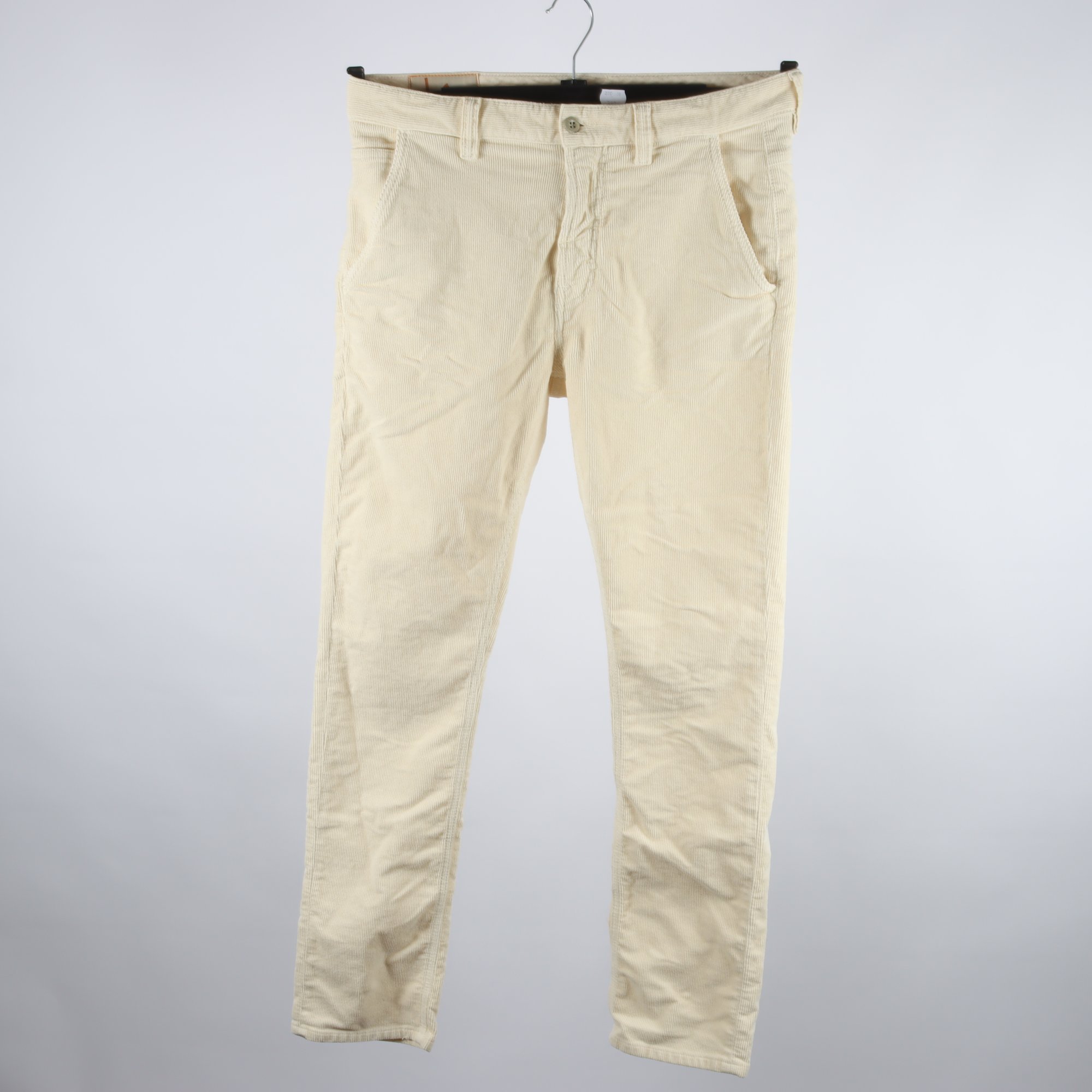 Byxor, Nudie Jeans, beige, manchester, stl. 32/32.