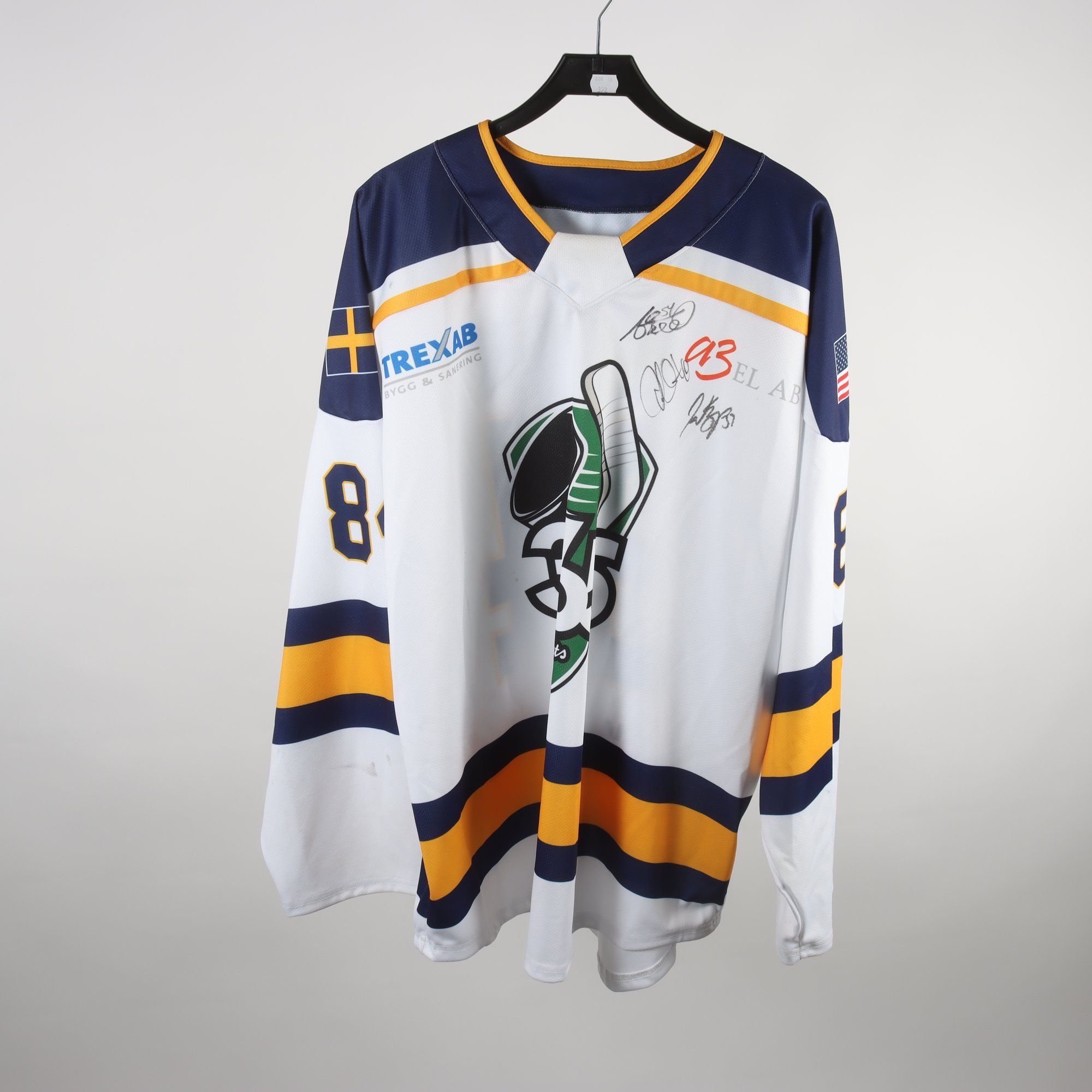 Hockeytröja, Waern of Sweden, Vets, Sverige-USA, Willman, vit, stl. XL.