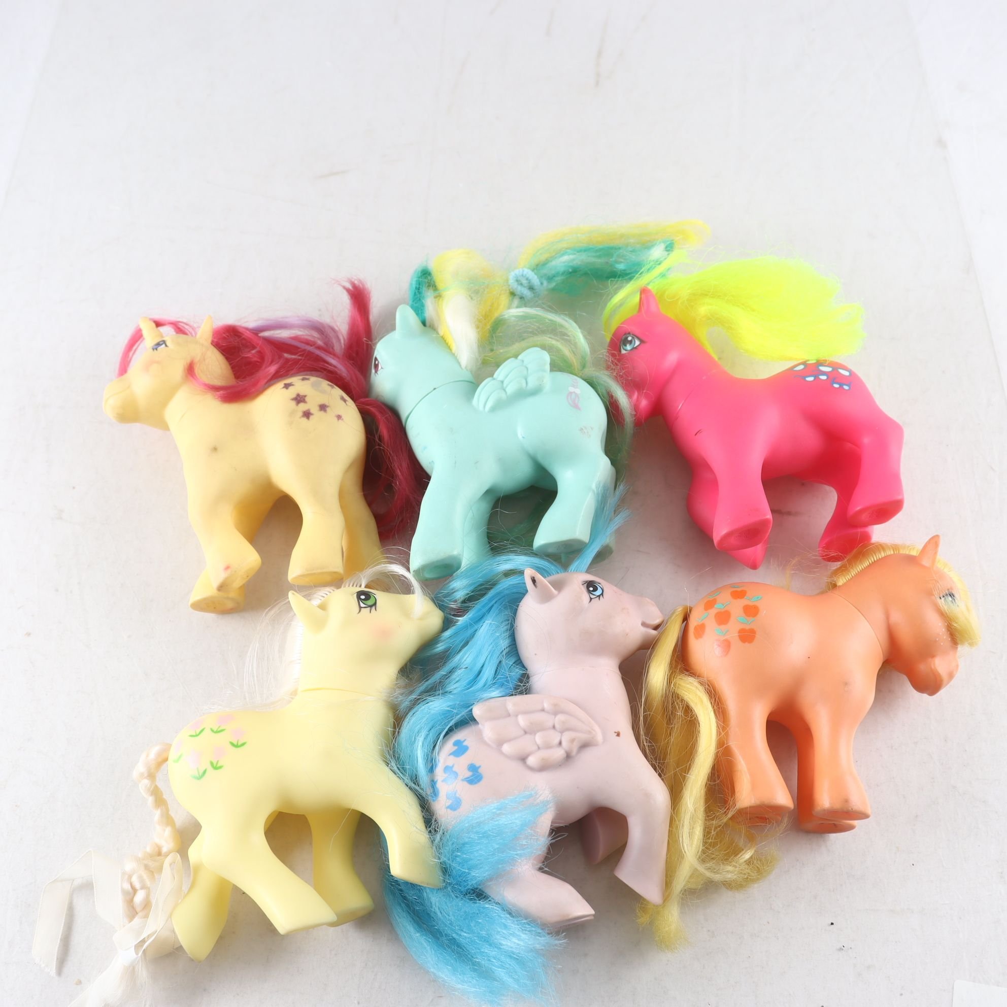 Hästar, My little pony, 6st.