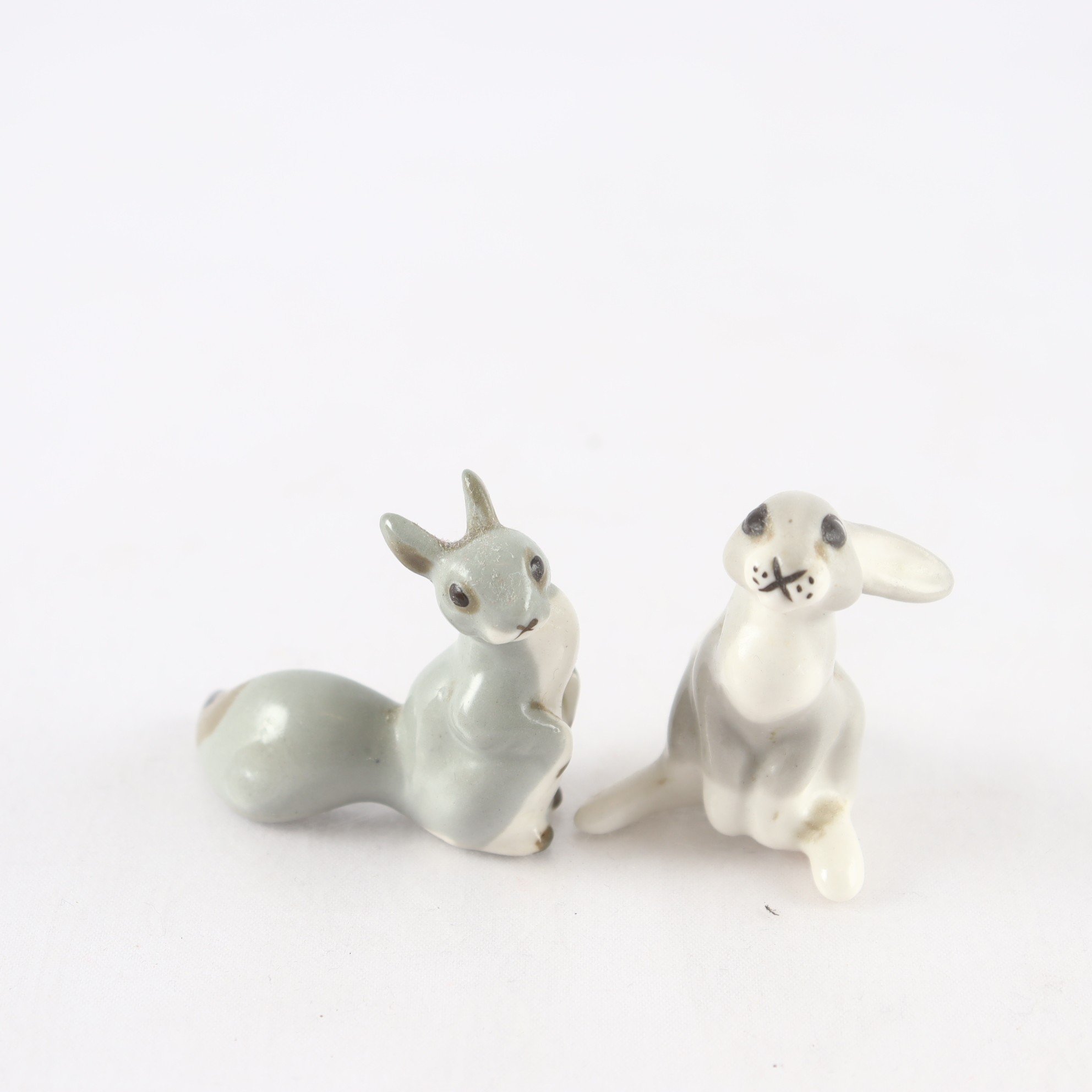 Figuriner, porslin, Ekorre & Hare, Lomonosov