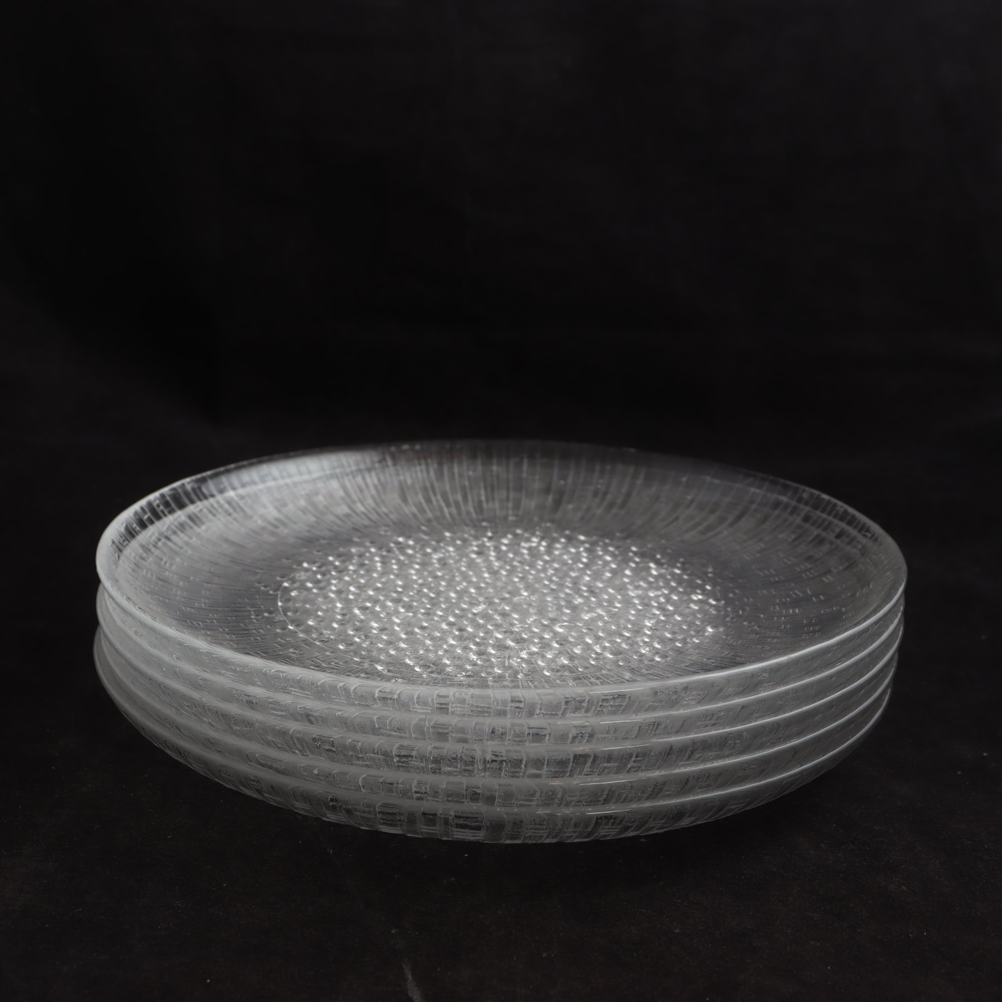 Tallrikar, Ultima Thule, Tapio Wirkkala, Iittala, 5 st. Samfraktas ej