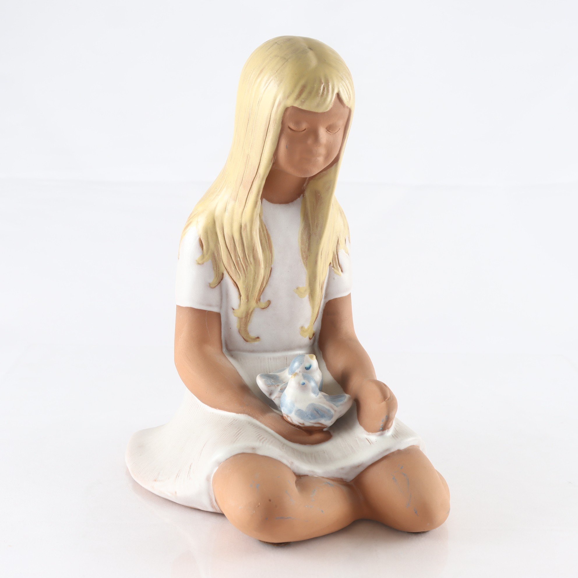 Figurin, flicka, Edit Risberg, JIE. Samfraktas ej