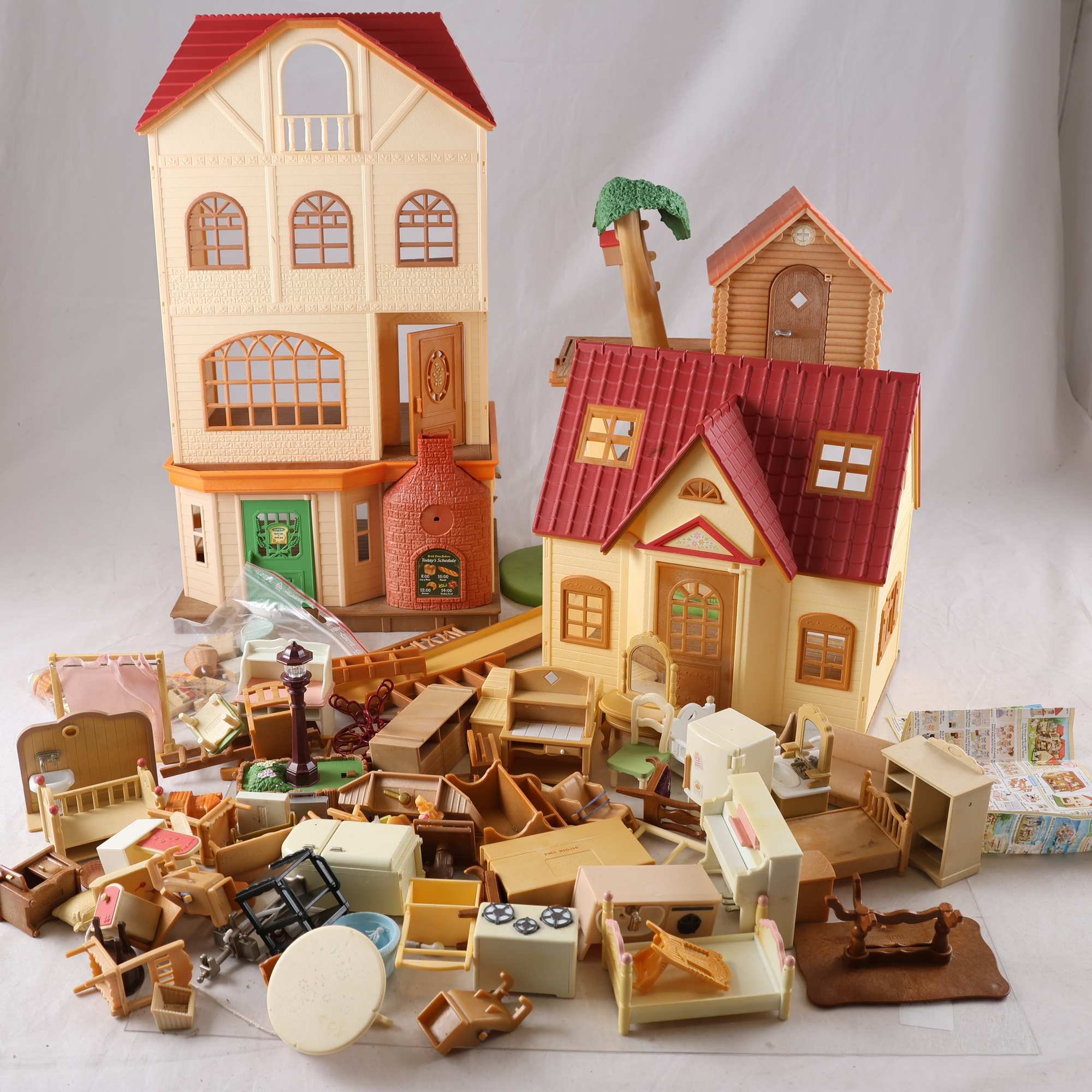 Sylvanian Family, treehouse, log cabin & cozy cottage home. Endast avhämtning