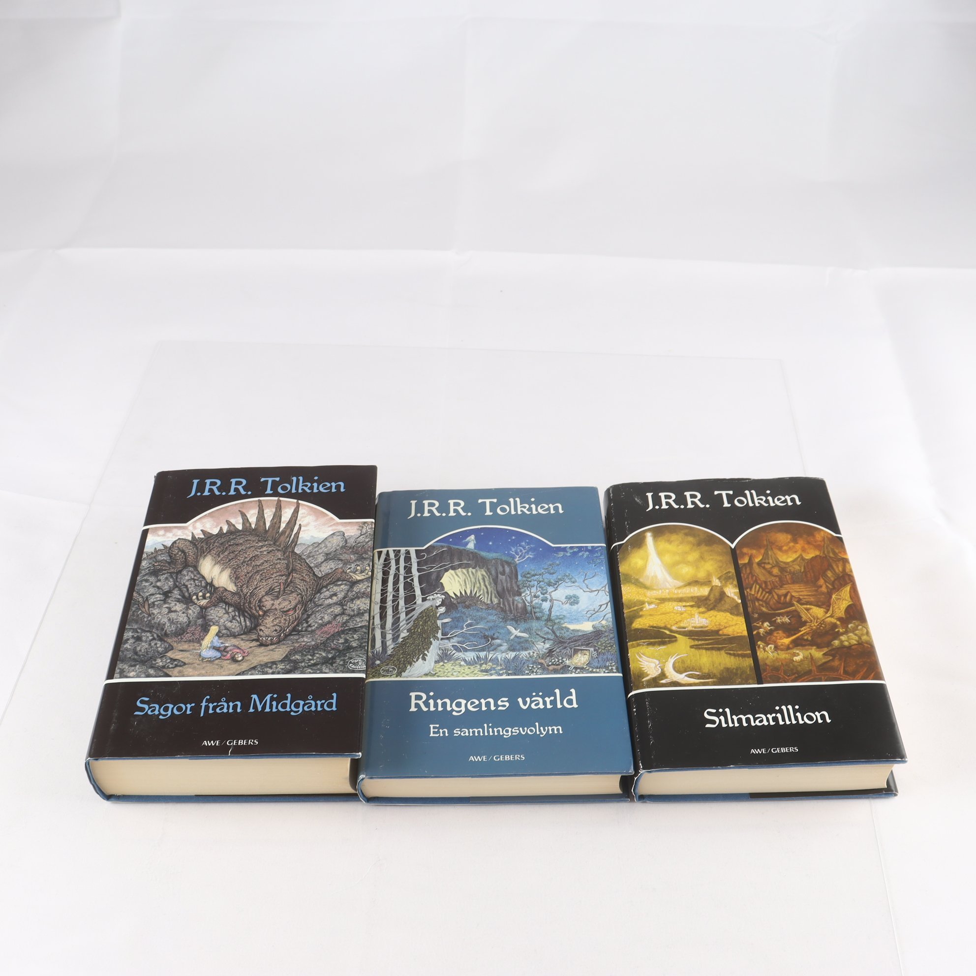 Bokpaket, J.R.R Tolkien, Simarillion, Ringens värld & Sagor från midgråd