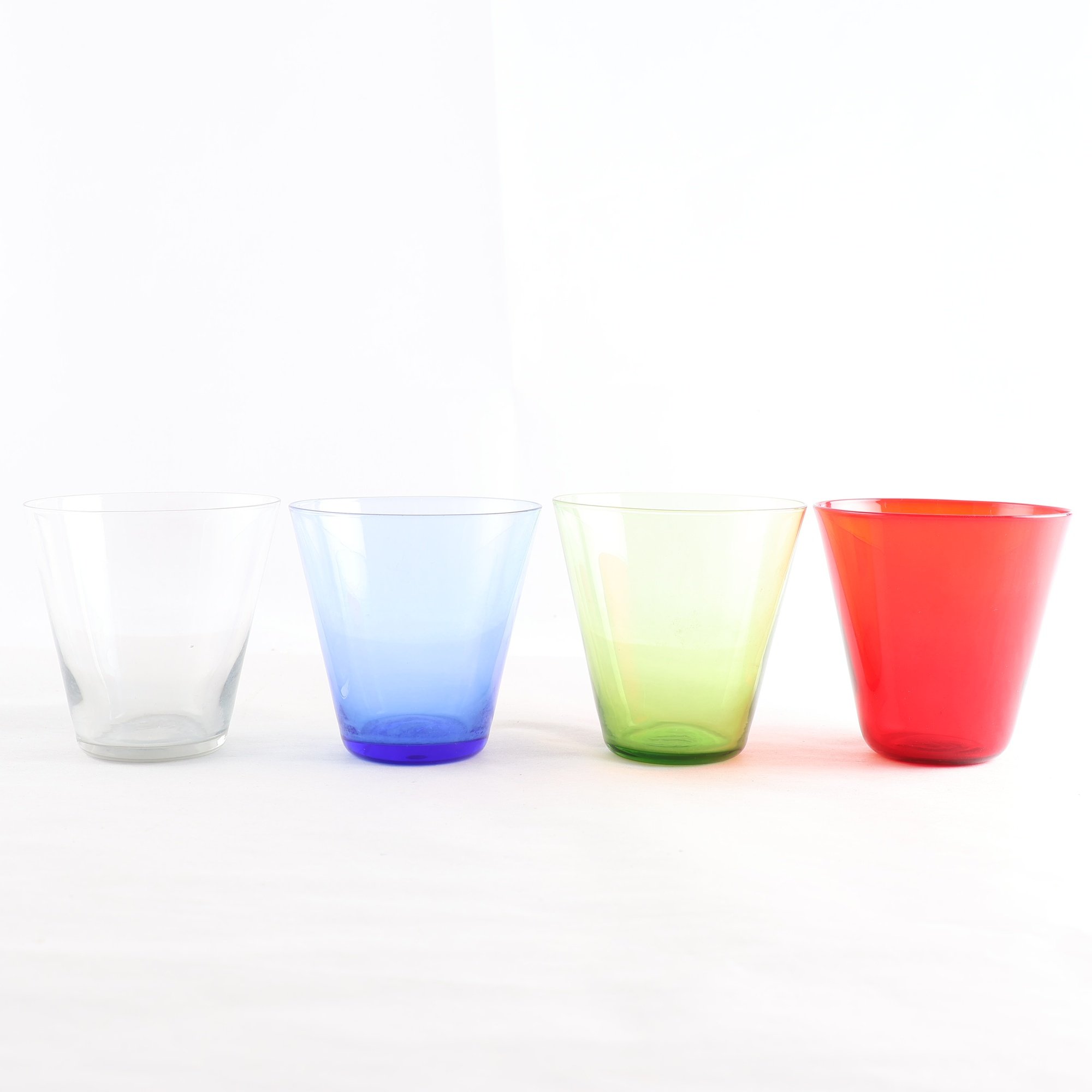 Glas, Nuutajärvi, Kaj Franck, ’2744’ 4st. Samfraktas ej.