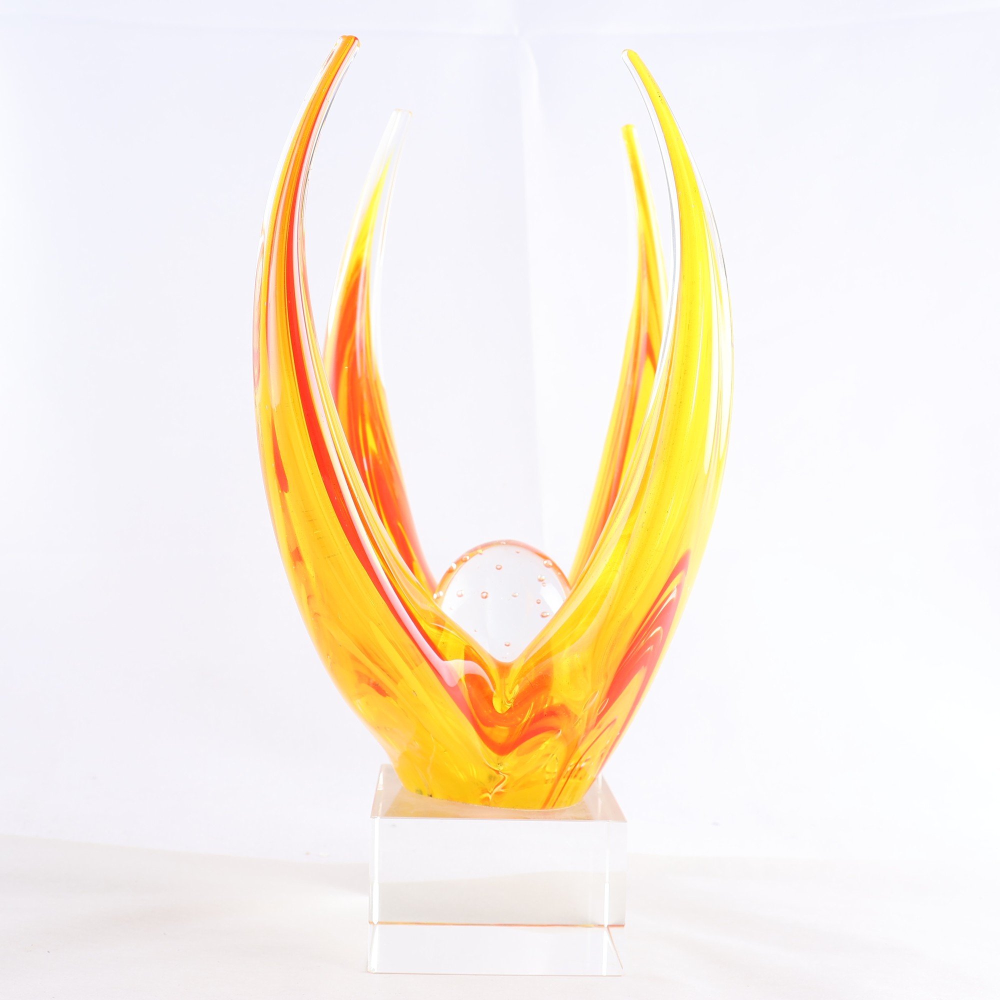 Skulptur, RBA Olofström, Glas. Endast avhämtning.