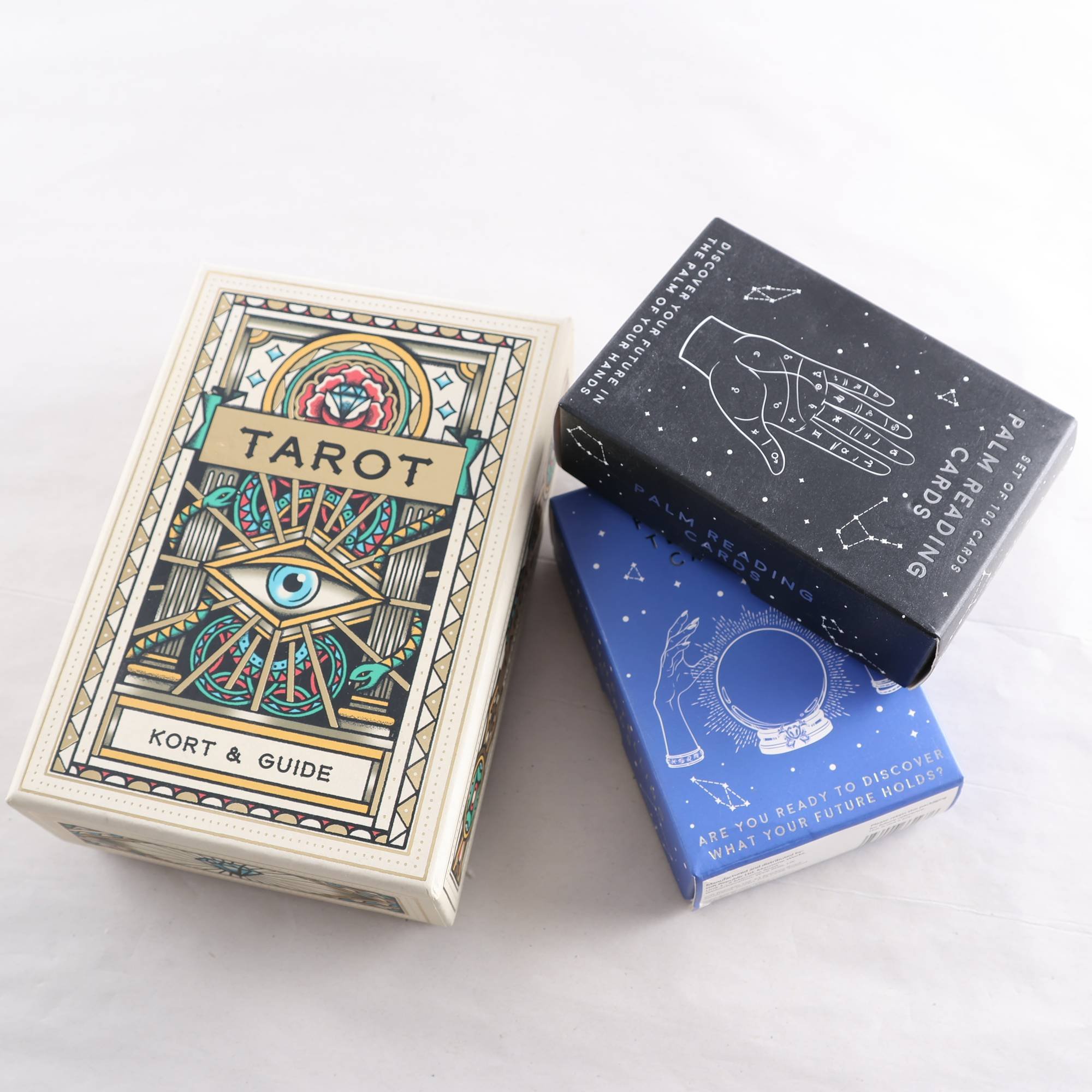 Kortlekar, Tarot, Forutne telling & Palm reading