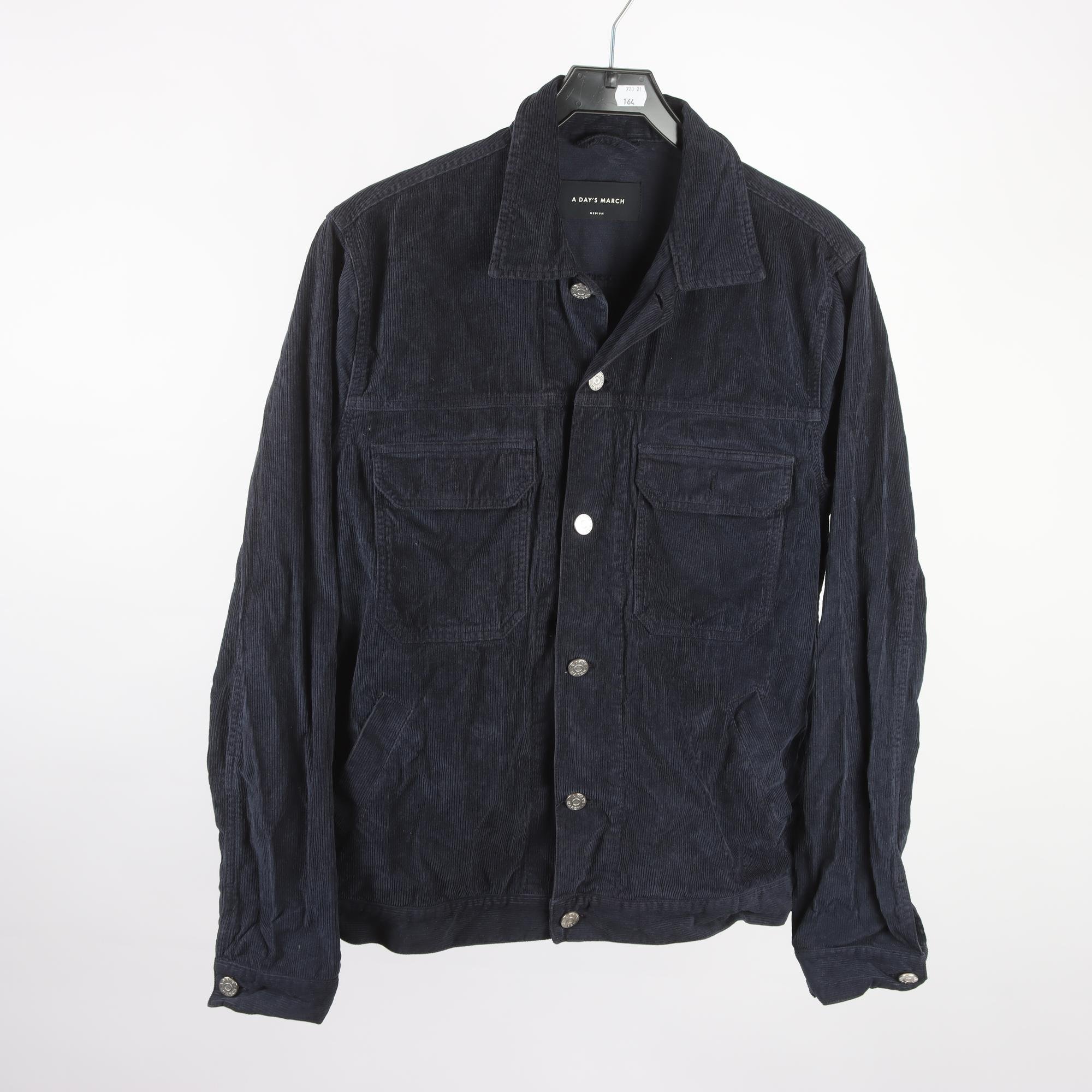Overshirt/jacka, A Days March, blå, manchester, stl. M