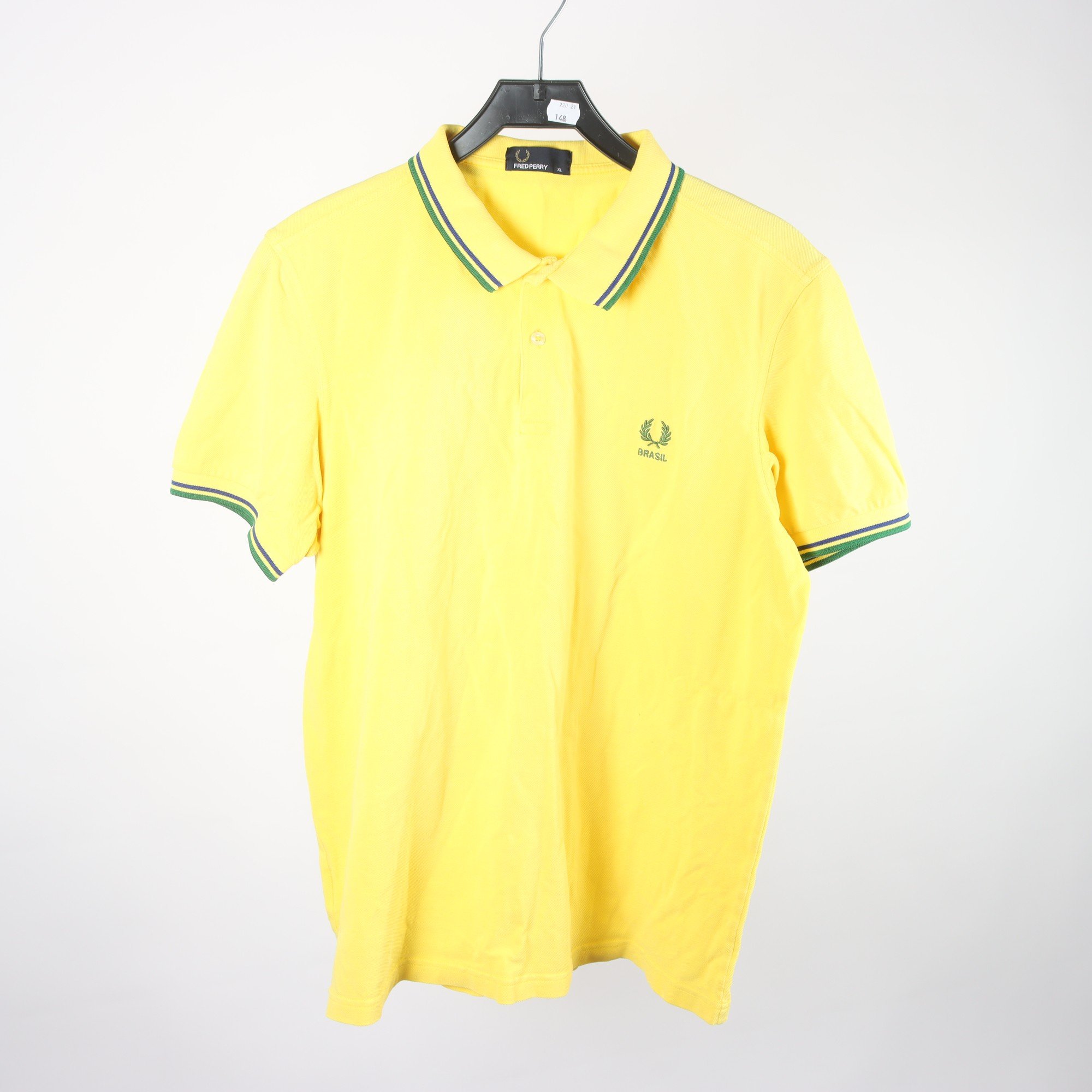 Pikétröja, Fred Perry, gul, stl. XL