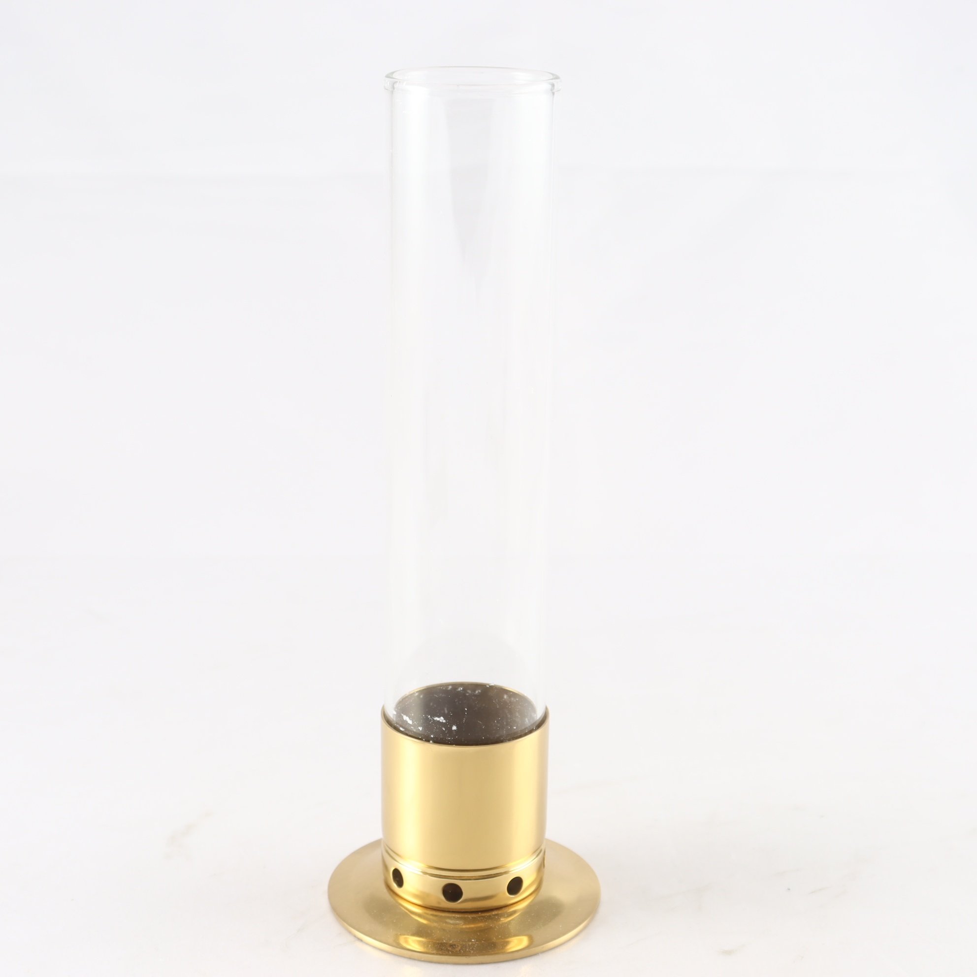 Ljuslykta, glas, mässing, Kattvik Design
