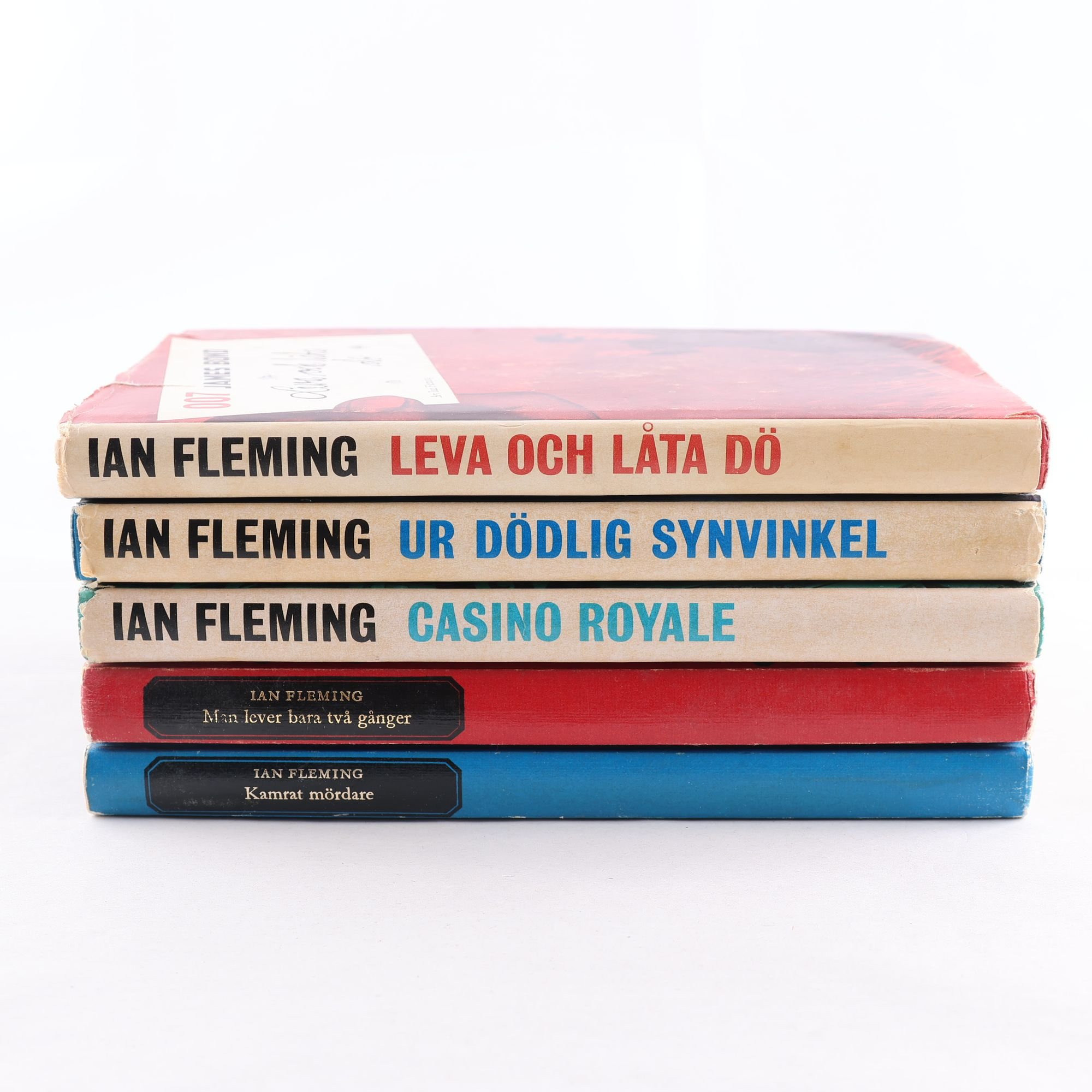 Ian Fleming, James Bond Agent 007, bokpaket med 5 volymer