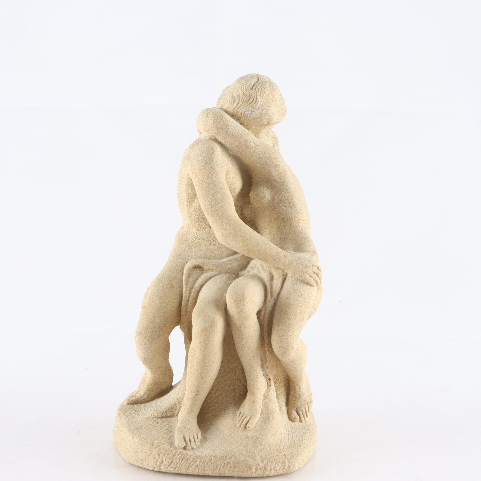 Skulptur, ”Kyssen” efter Auguste Rodin, sign. Samfraktas ej.