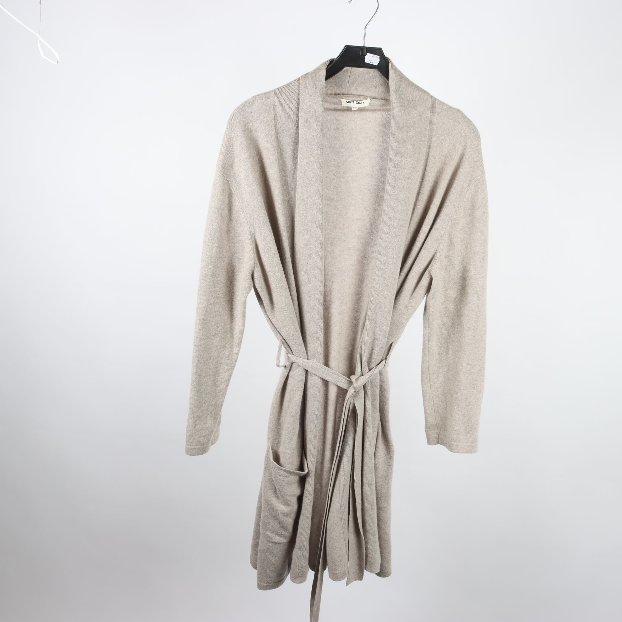 Kofta, Soft Goat, beige,100% kashmir, stl. M/L