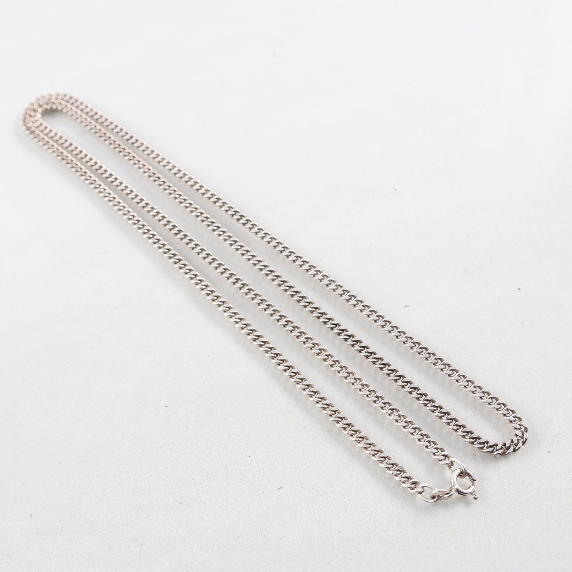 Pansarlänk, silver kattfot, vintage.