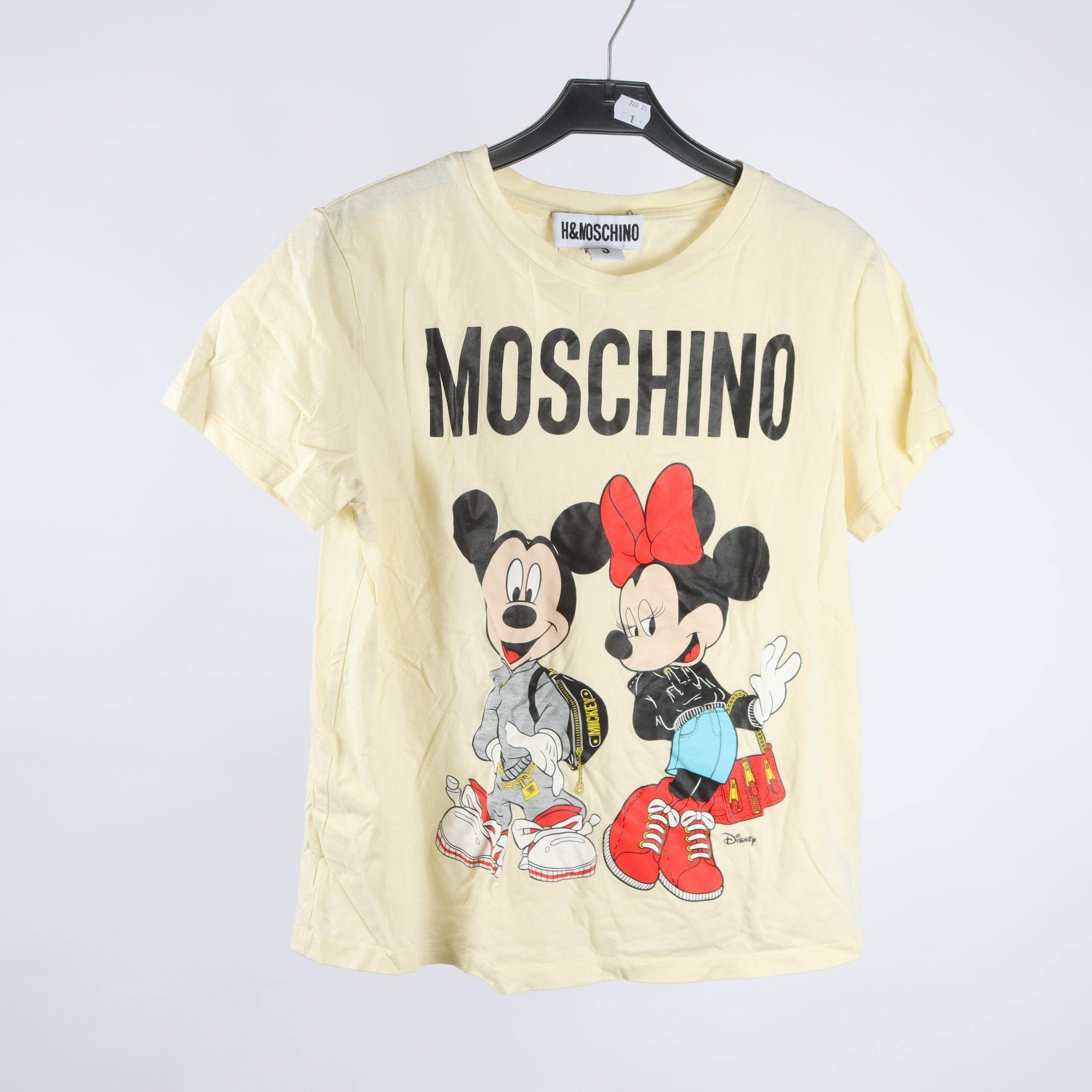 T-shirt, Moschino x H&M, gul, stl. S