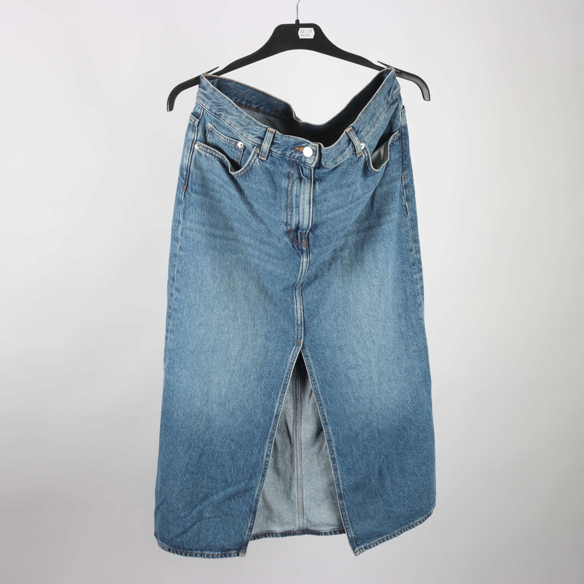 Jeanskjol, Arket, stl. 38